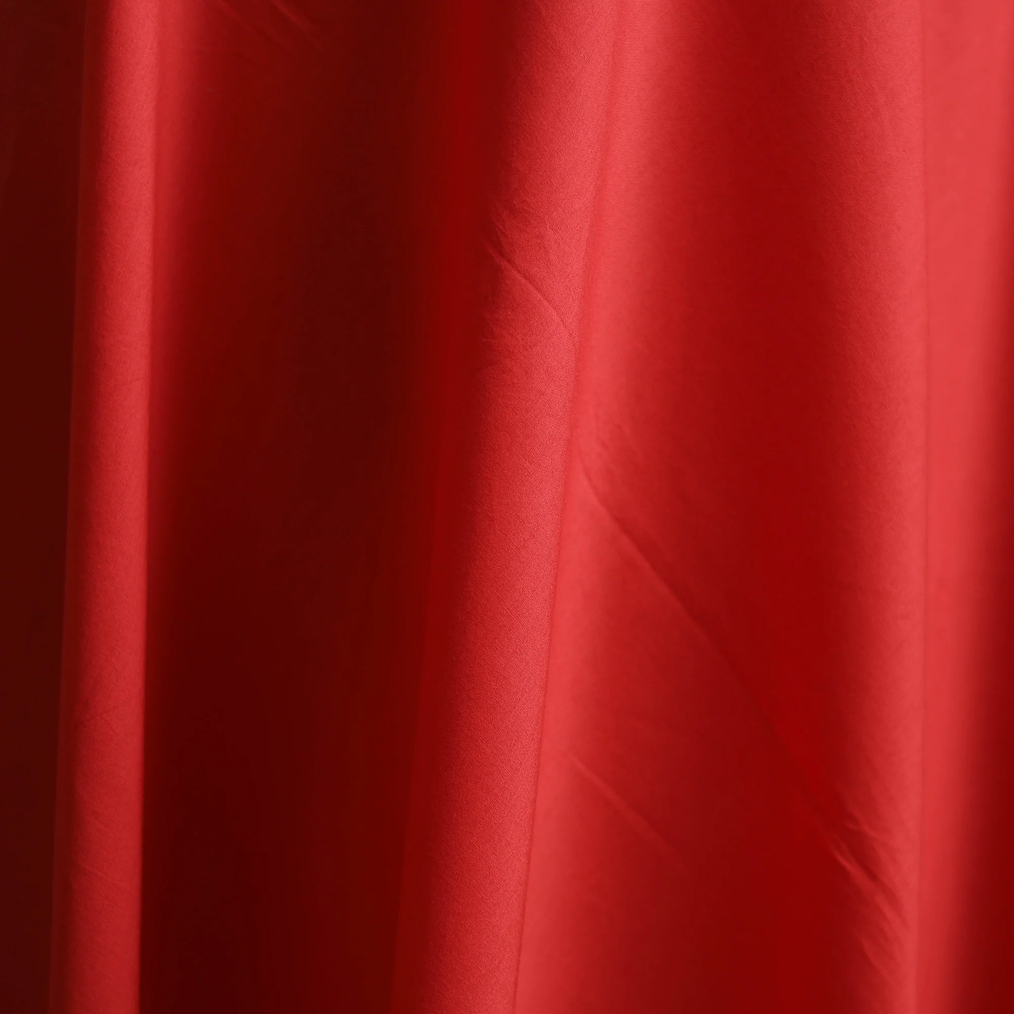 Red - Prewashed Cotton Plain Fabric 08 - Image 3