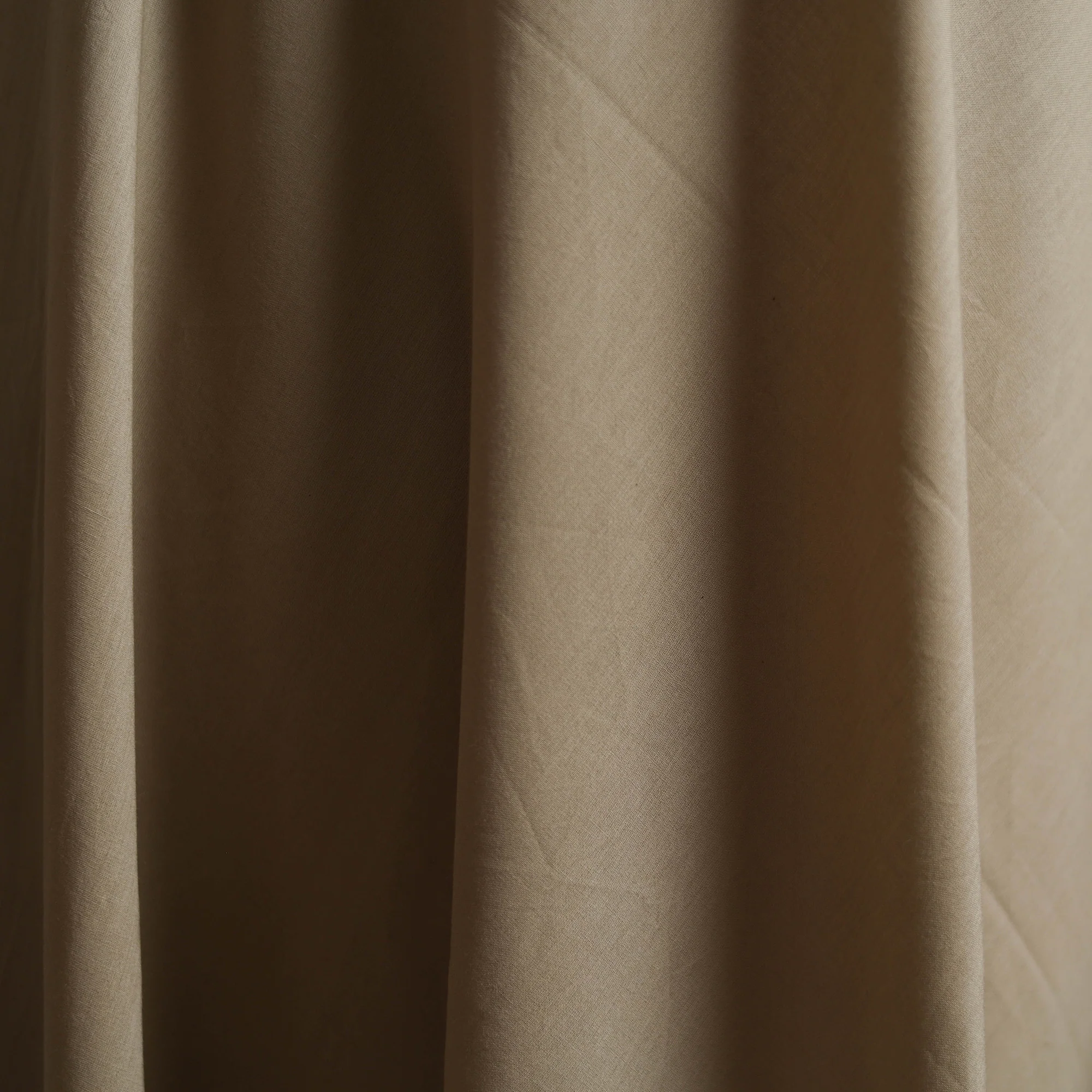 Beige - Prewashed Cotton Plain Fabric 09 - Image 3