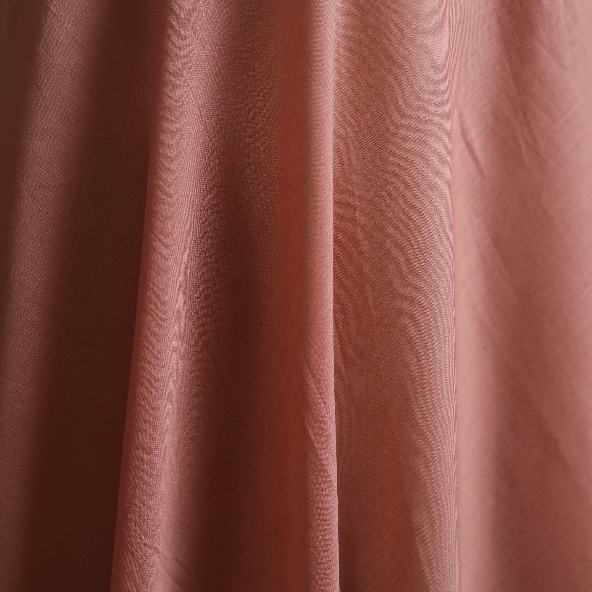 Peach - Prewashed Pure Mul Cotton Plain Fabric 13 - Image 3