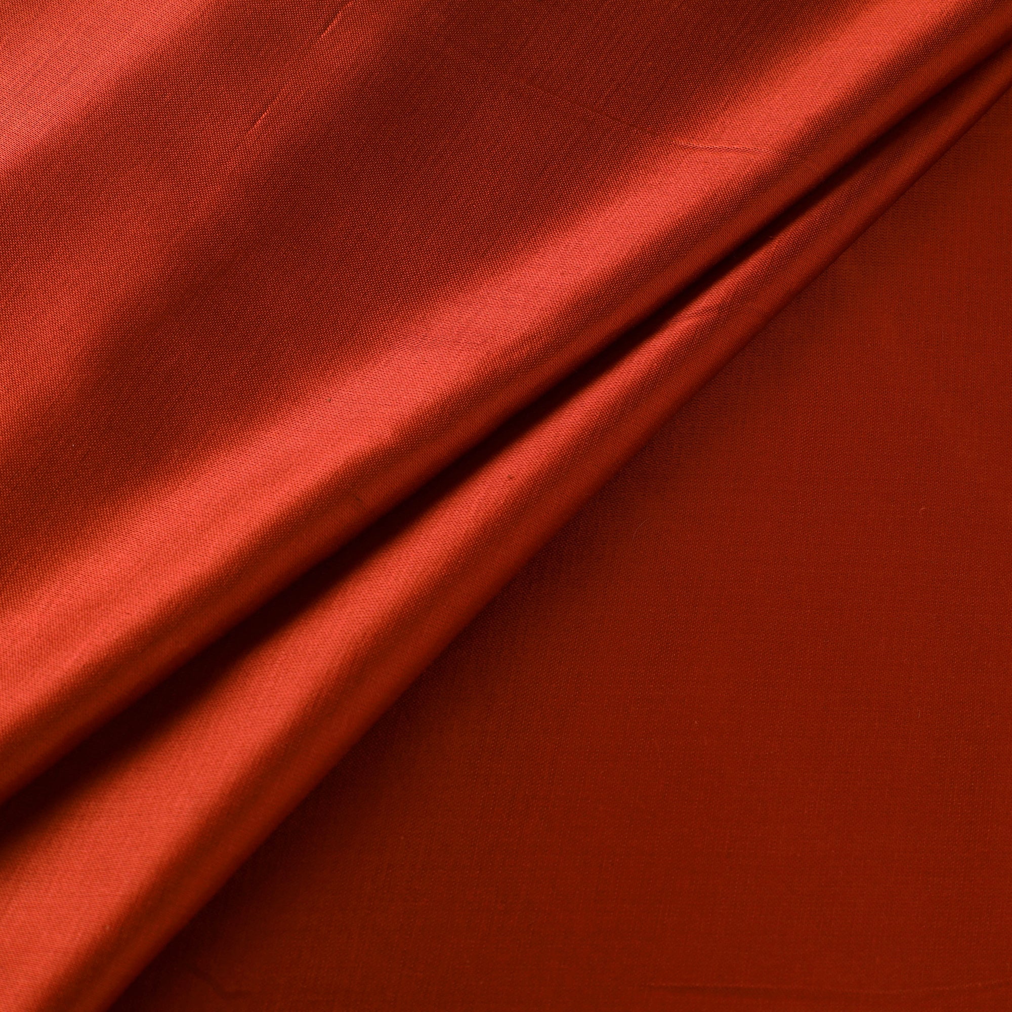Brown Mashru Silk Plain Dyed Fabric (Width - 46 in) - Image 3