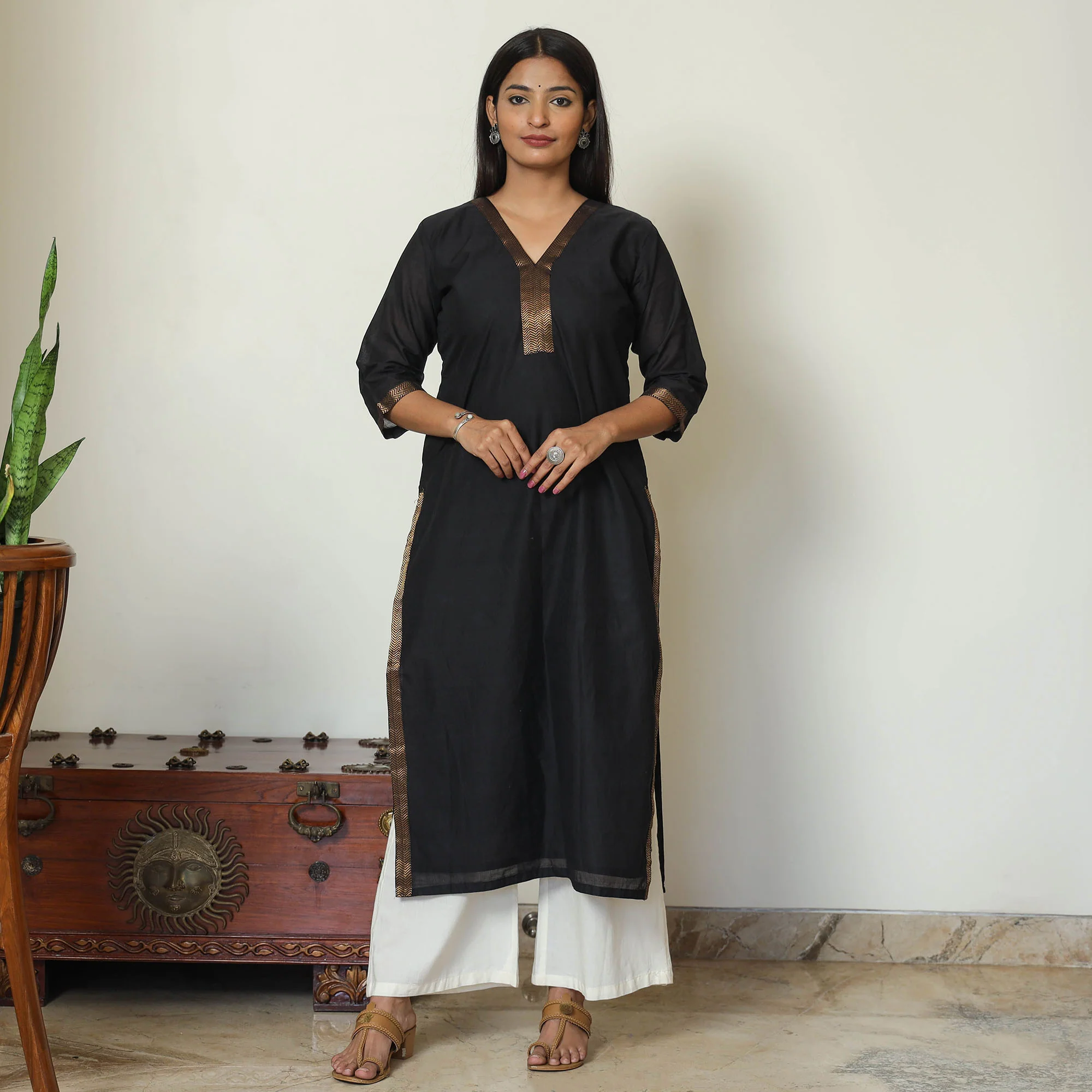 Mangalagiri Handloom Cotton Straight Kurta 04