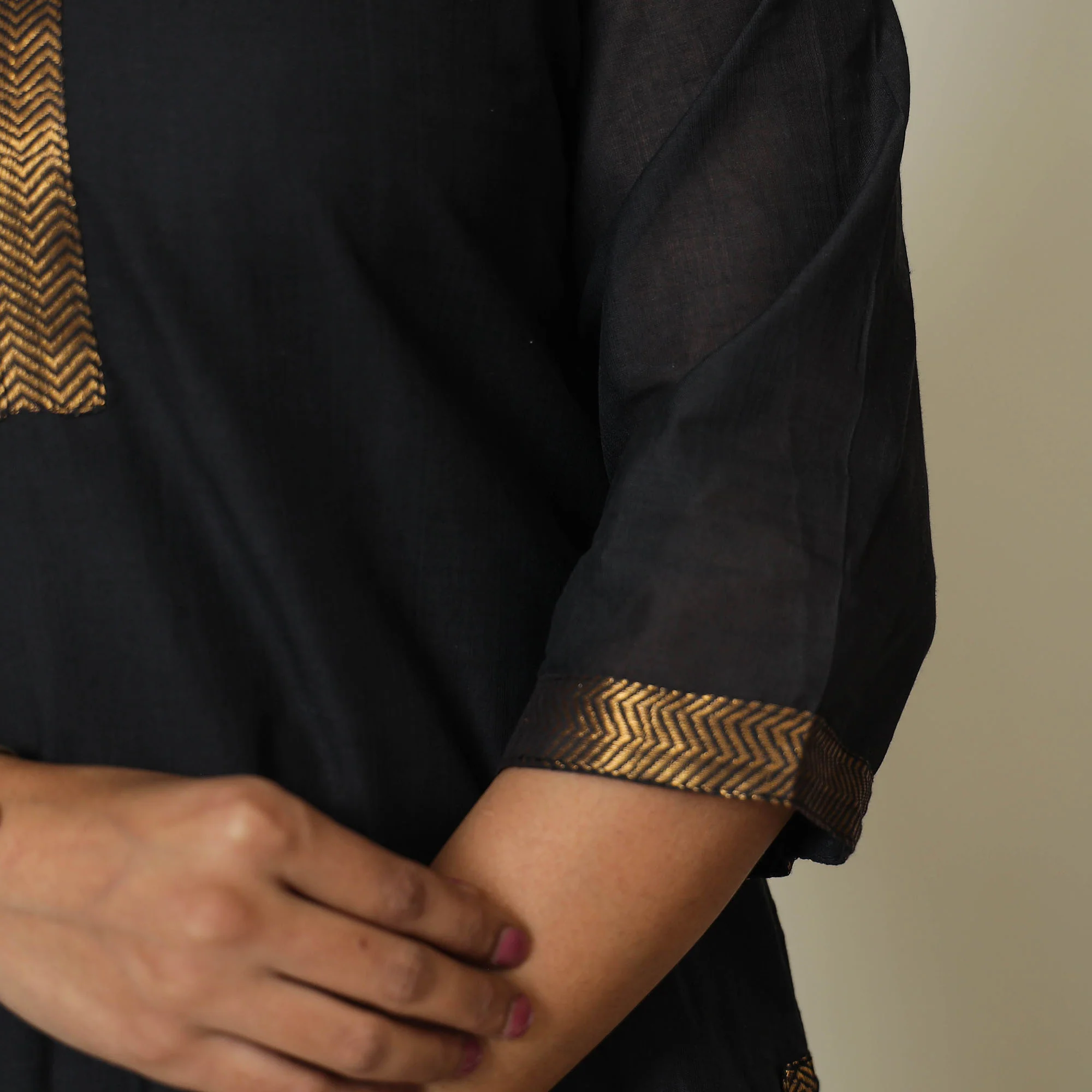 Mangalagiri Handloom Cotton Straight Kurta 04 - Image 6