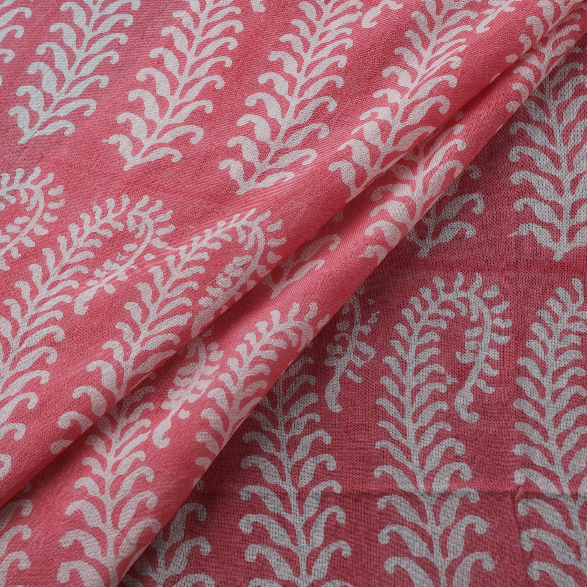 Bagh Hand Block Print Pure Mul Cotton Natural Dyed Fabric 11 - Image 2