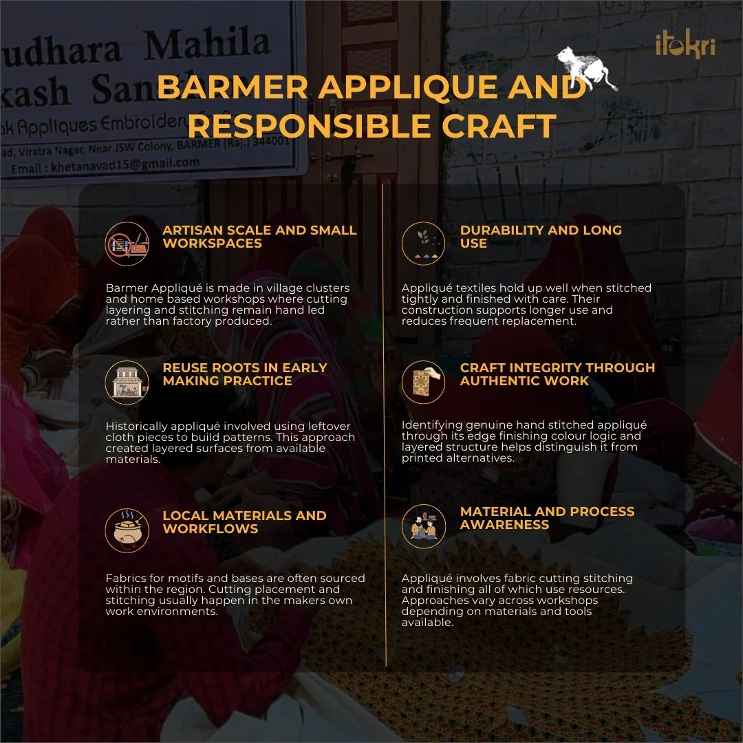 Maroon - Barmer Applique Cutwork Cotton 3pc Unstitched Dress Material Suit Set 07 - Image 7