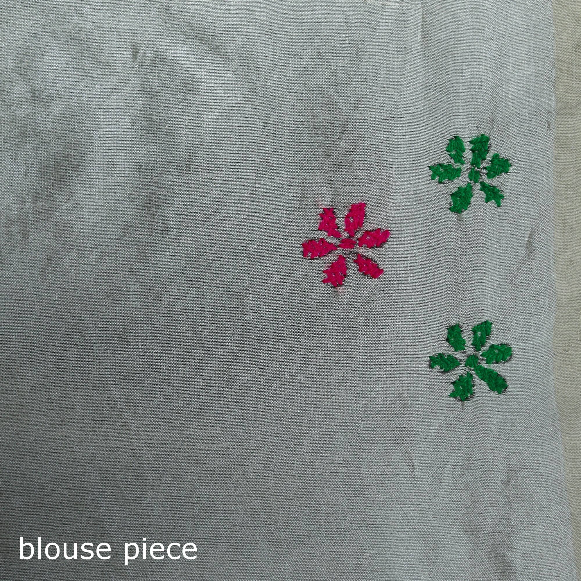 Bengal Hand Embroidery Silk Nakshi Kantha Saree 20 - Image 5