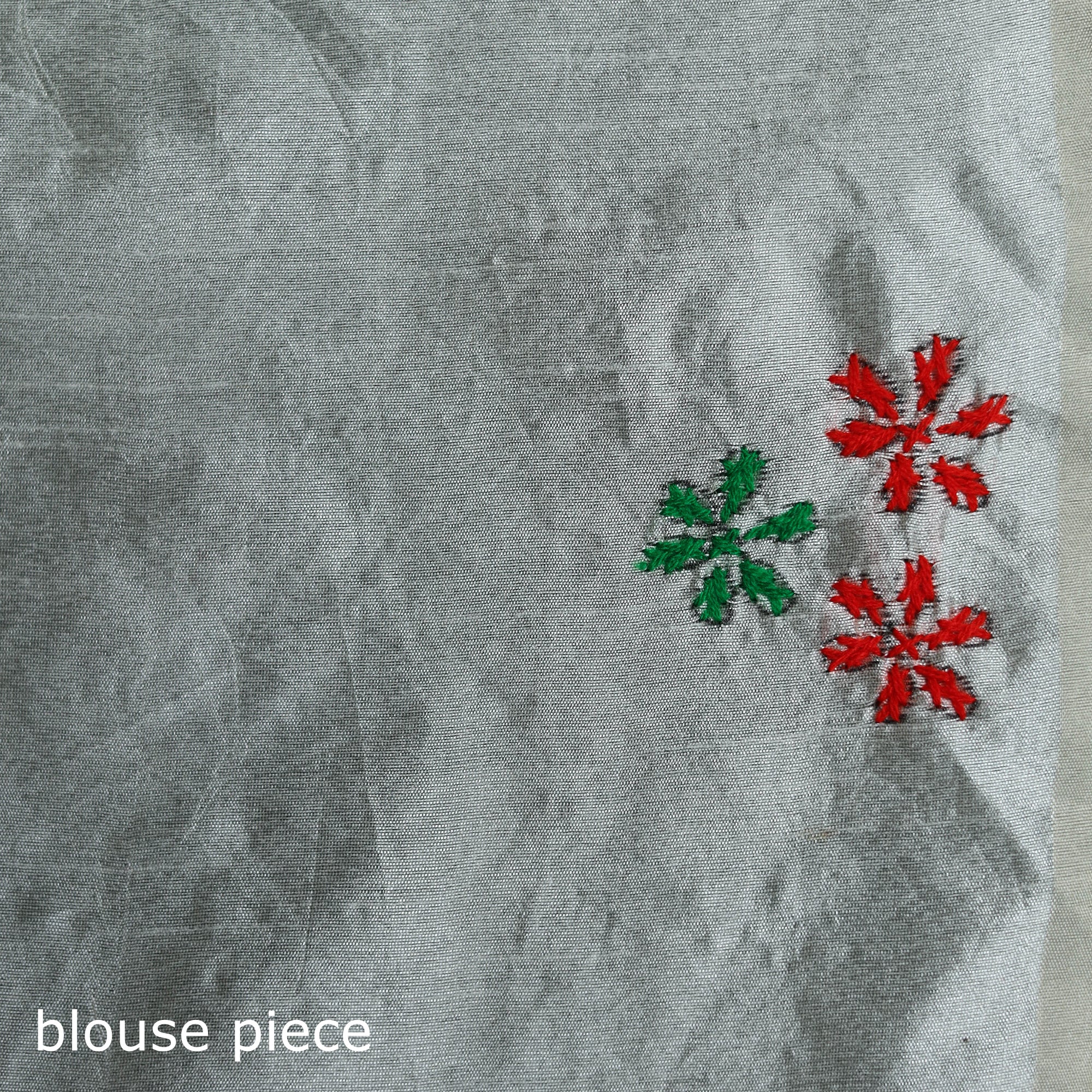 Bengal Hand Embroidery Silk Nakshi Kantha Saree 30 - Image 5