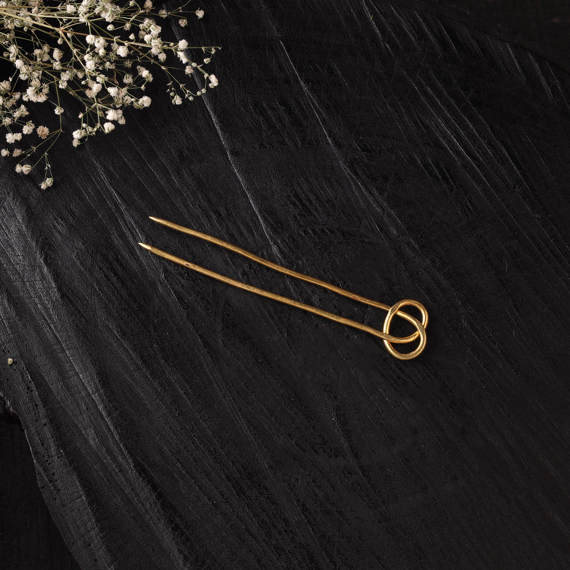 Yellow - Brass Metal Handcrafted Juda Pin 09