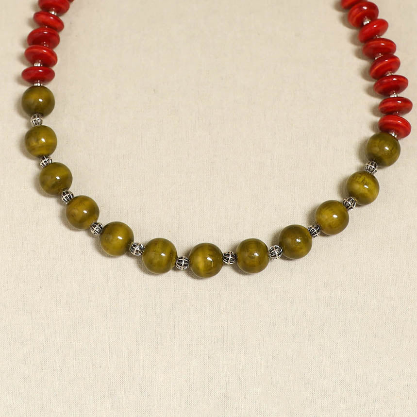 Multicolor - Channapatna Handcrafted Wooden Necklace 54 - Image 3