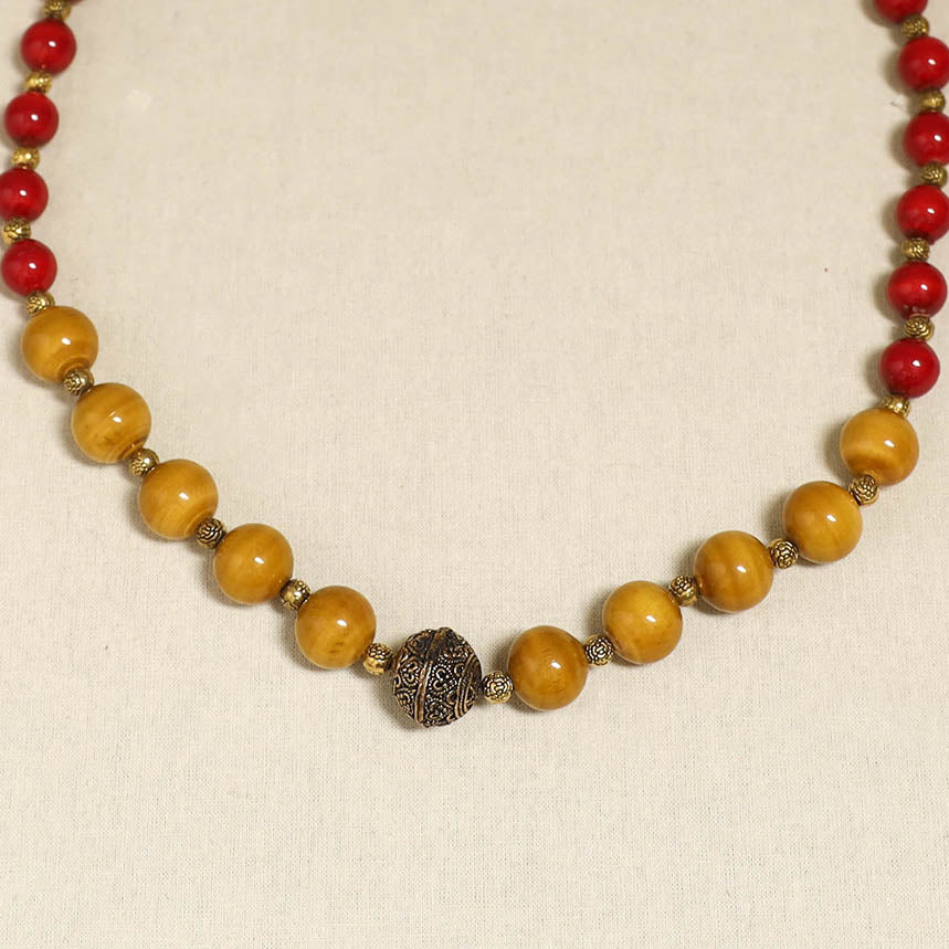 Multicolor - Channapatna Handcrafted Wooden Necklace 56 - Image 3