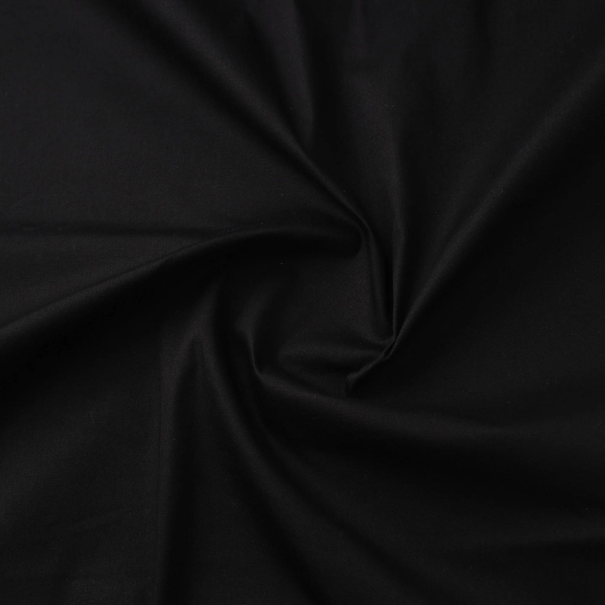 Black - Cotton Lycra Plain Fabric 05 - Image 3