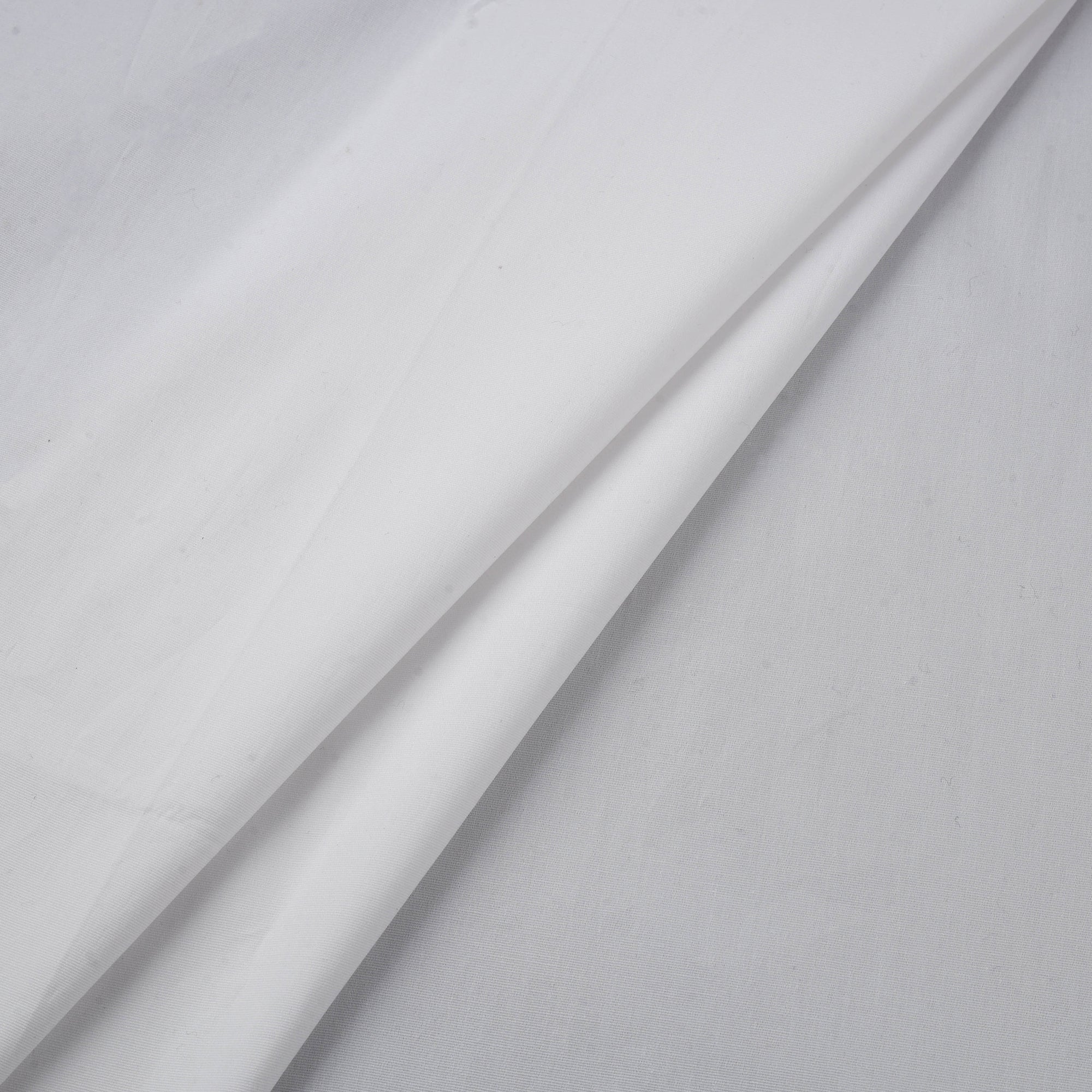White - Cotton Lycra Plain Fabric 06 - Image 2