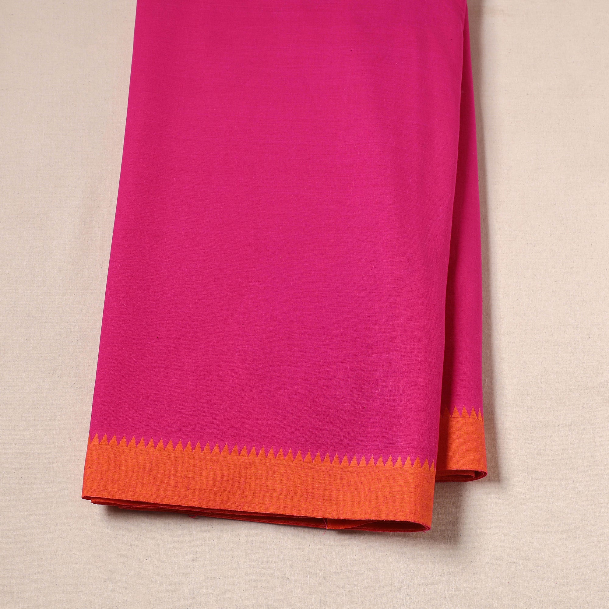Dharwad Cotton Fabric with Thread Border 01 - Image 2