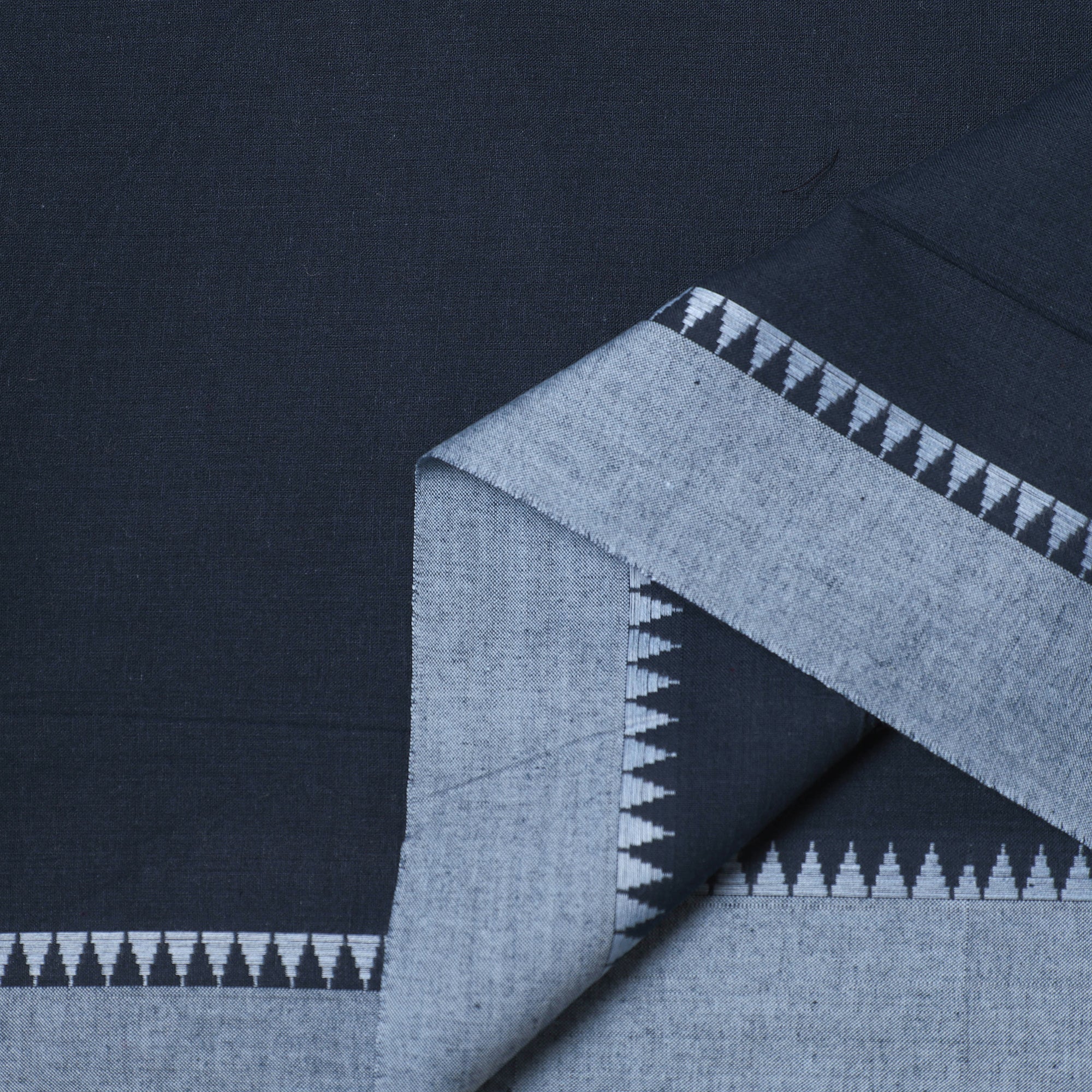 Dharwad Cotton Fabric with Thread Border 03 - Image 3