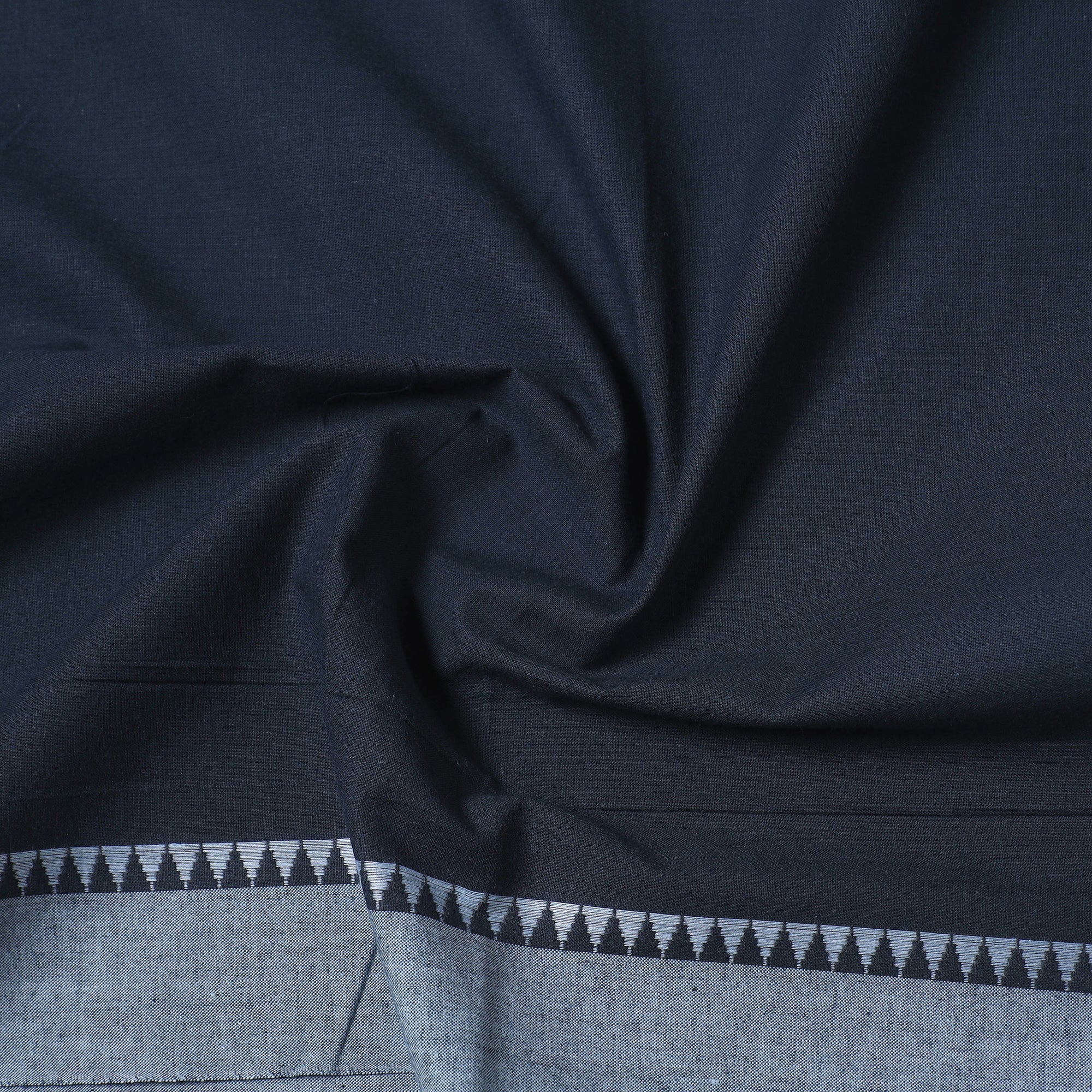 Dharwad Cotton Fabric with Thread Border 03 - Image 4