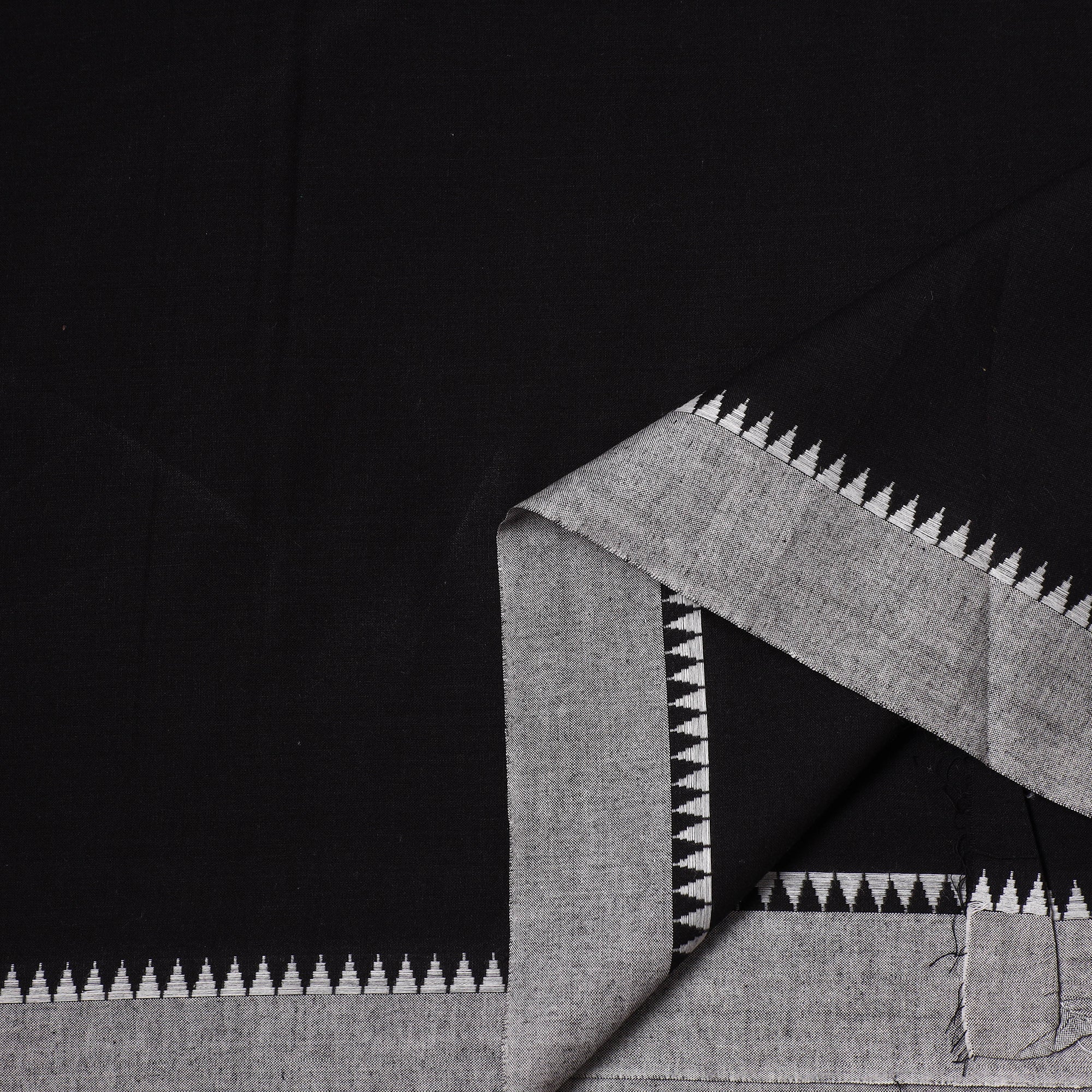 Dharwad Cotton Fabric with Thread Border 06 - Image 3