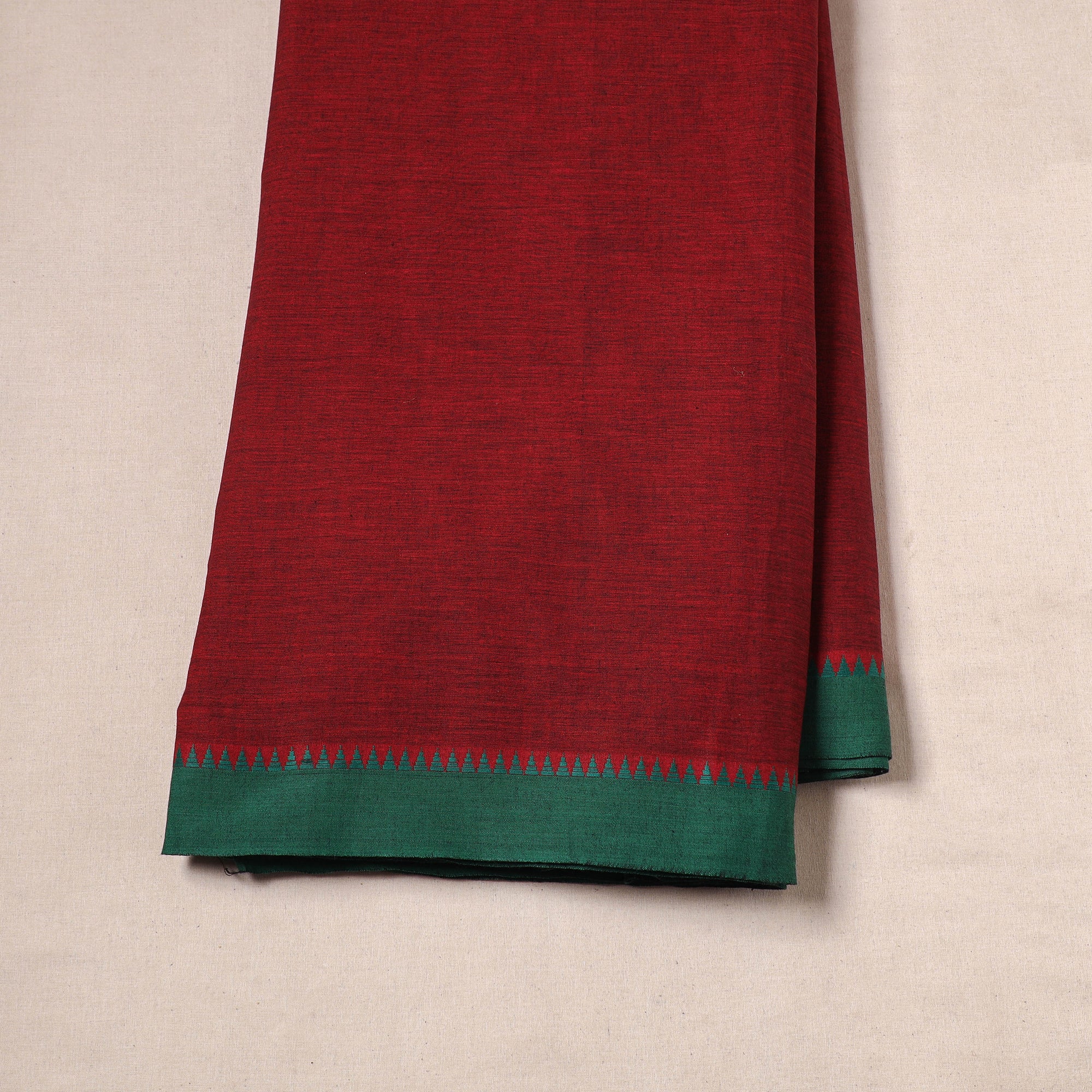 Dharwad Cotton Fabric with Thread Border 11 - Image 2