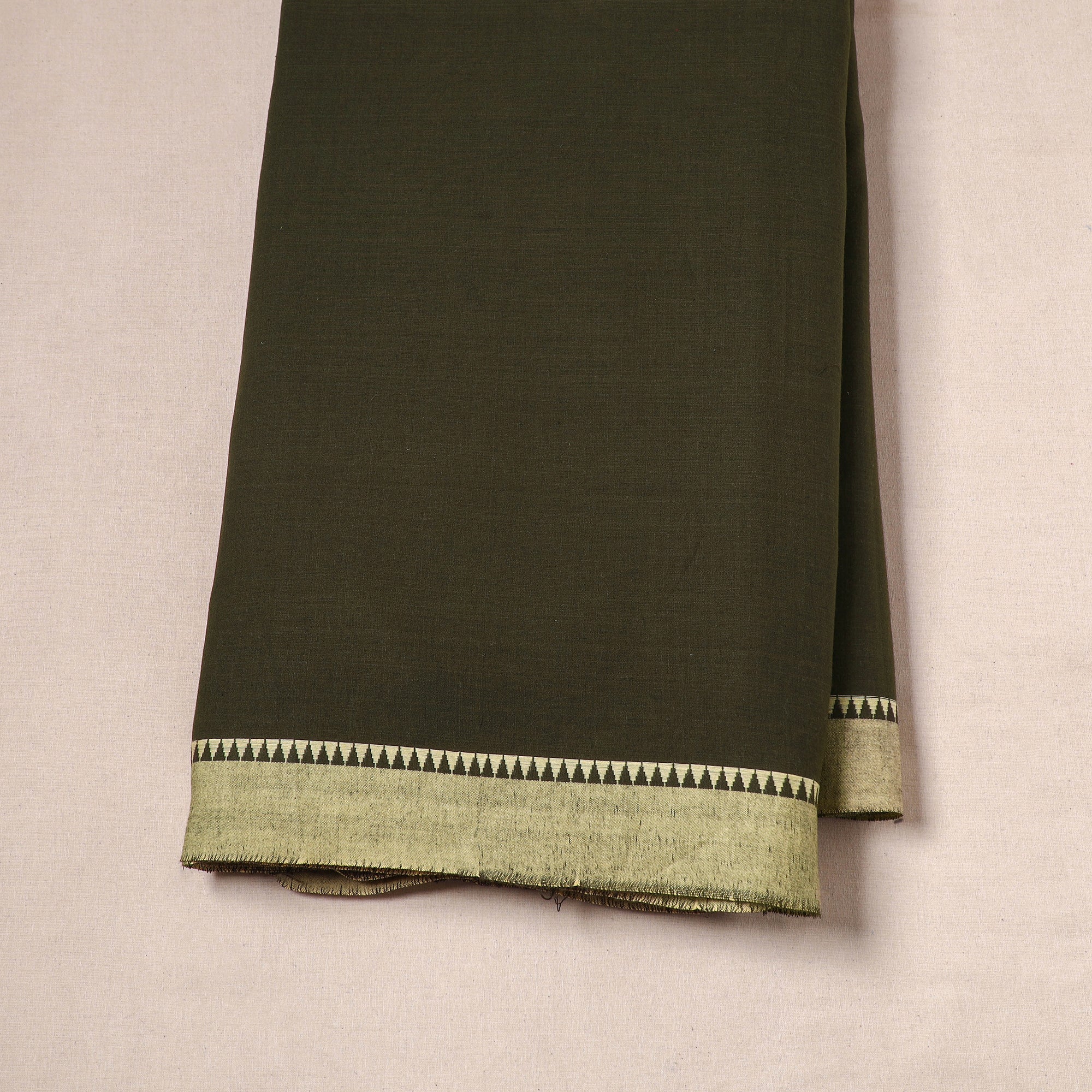 Dharwad Cotton Fabric with Thread Border 14 - Image 2