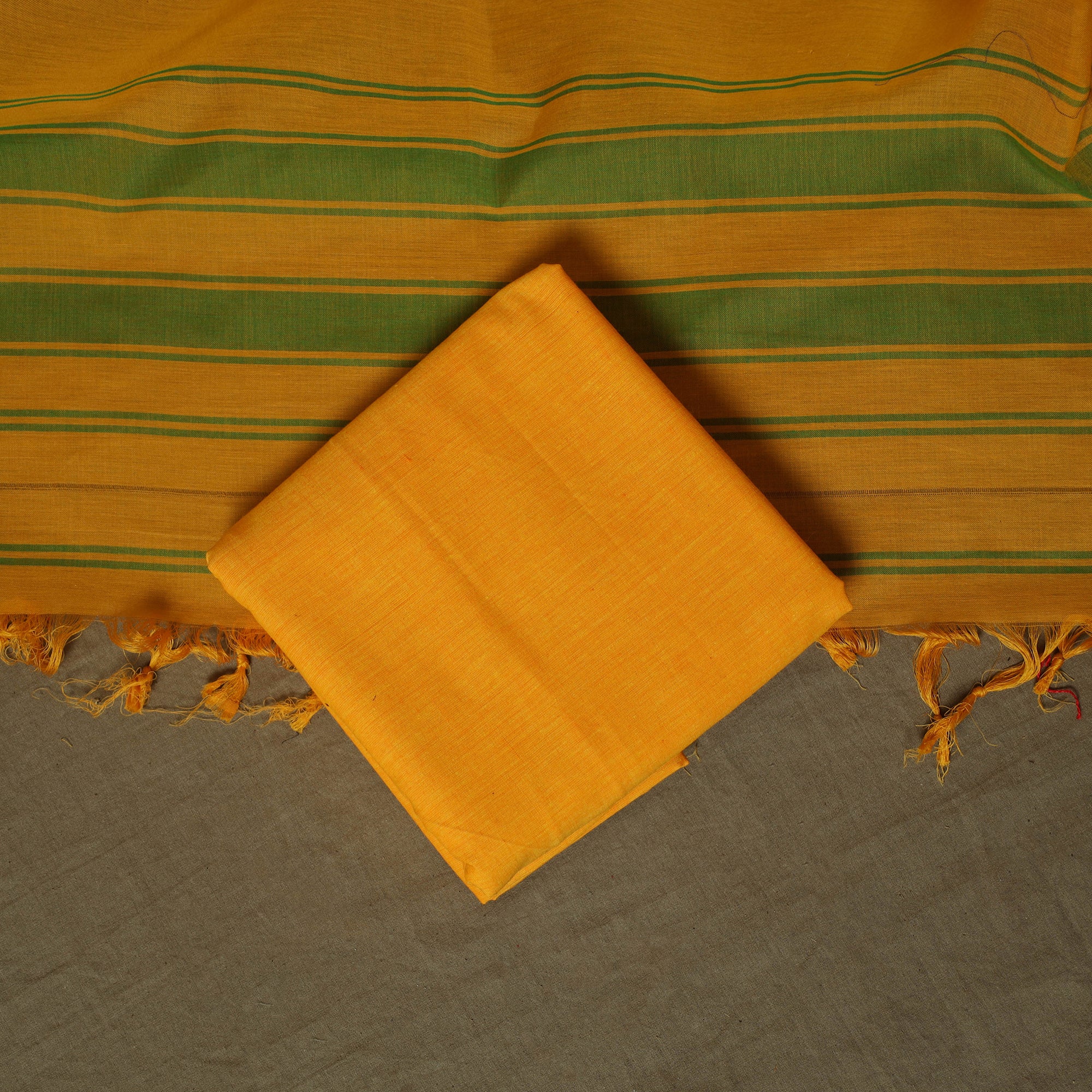 Dharwad Woven Cotton 3pc Unstitched Dress Material Suit Set 03 - Image 5