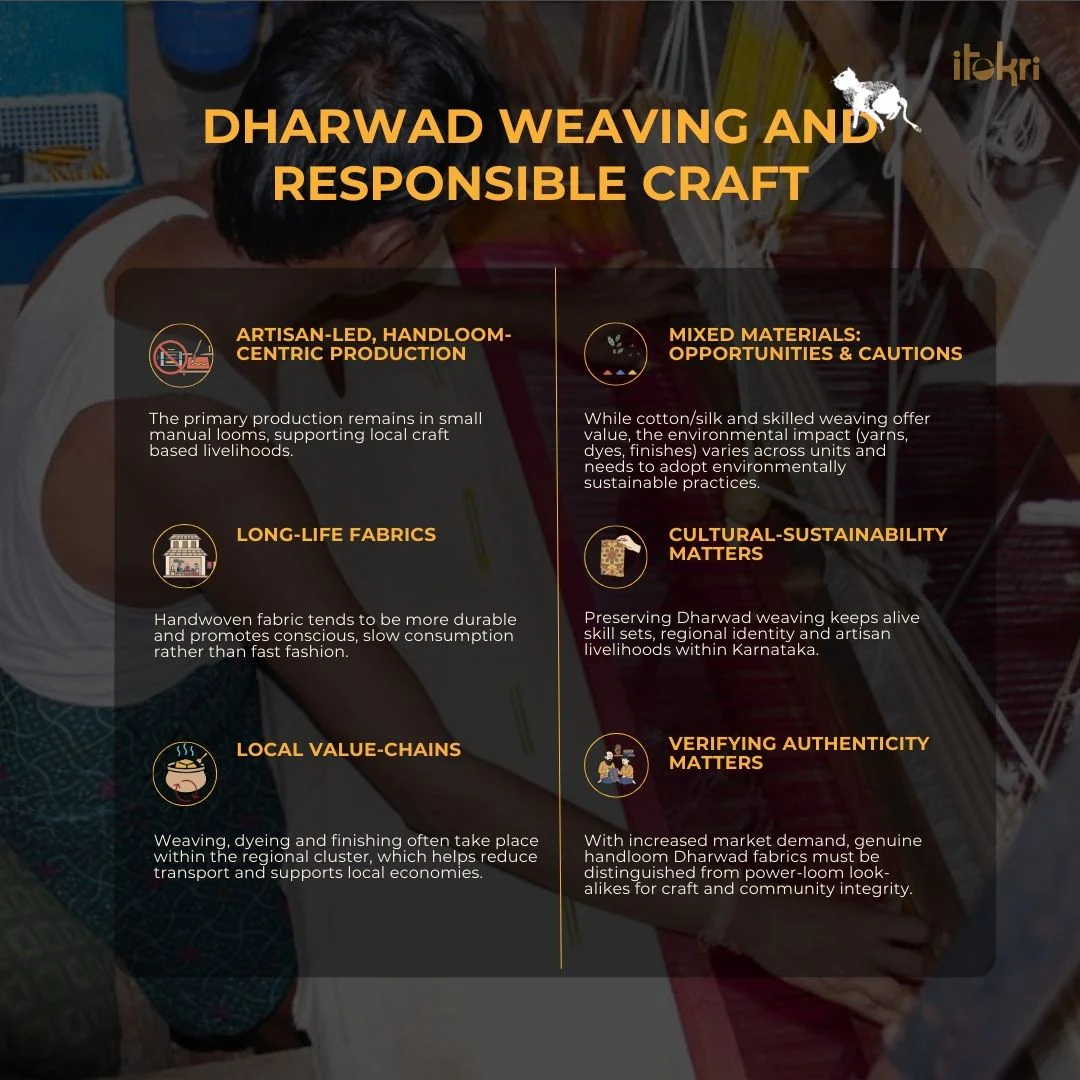 Dharwad Woven Cotton 3pc Unstitched Dress Material Suit Set 09 - Image 7
