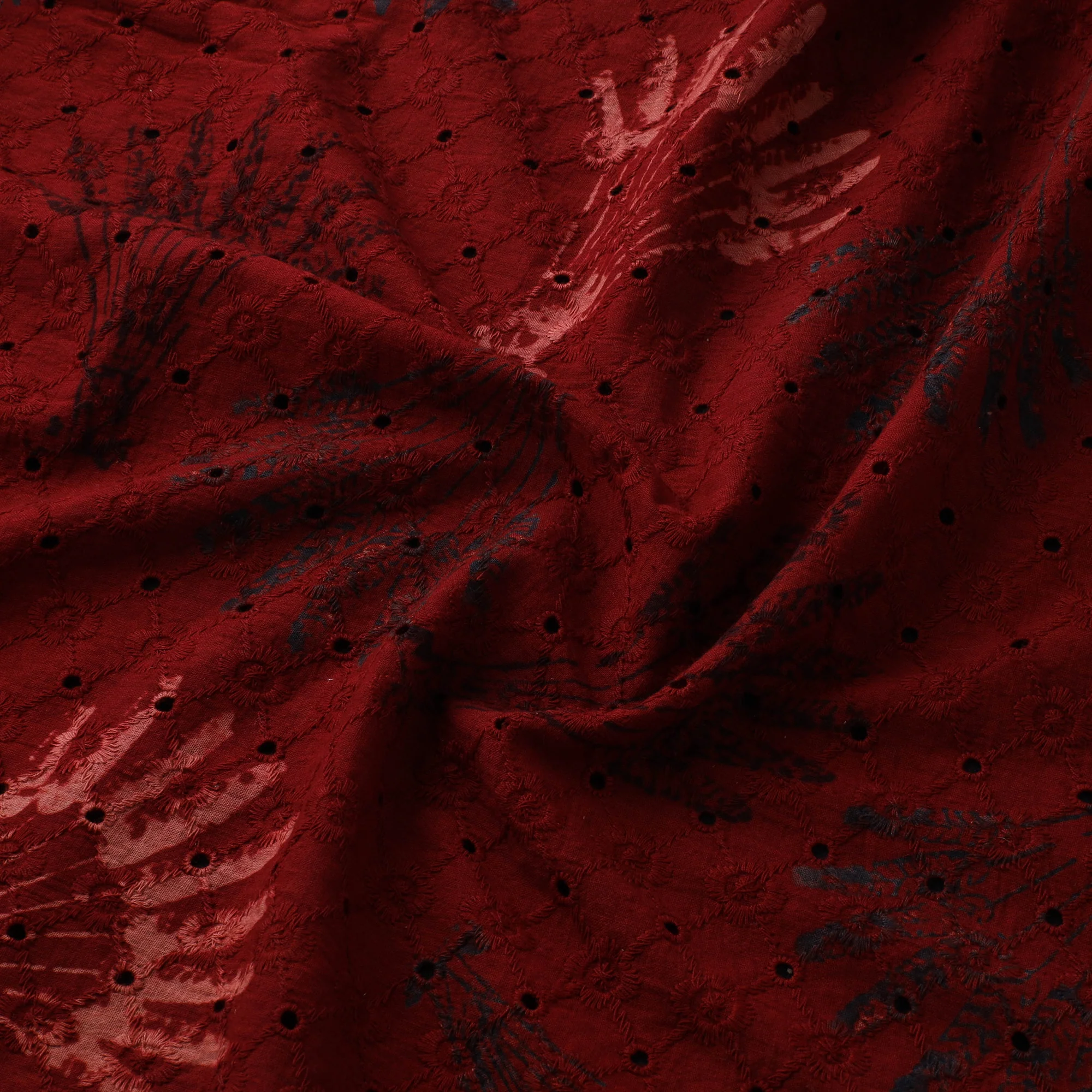 Hakoba Hand Block Ajrakh Print Natural Dyed Cotton Fabric 16 - Image 3