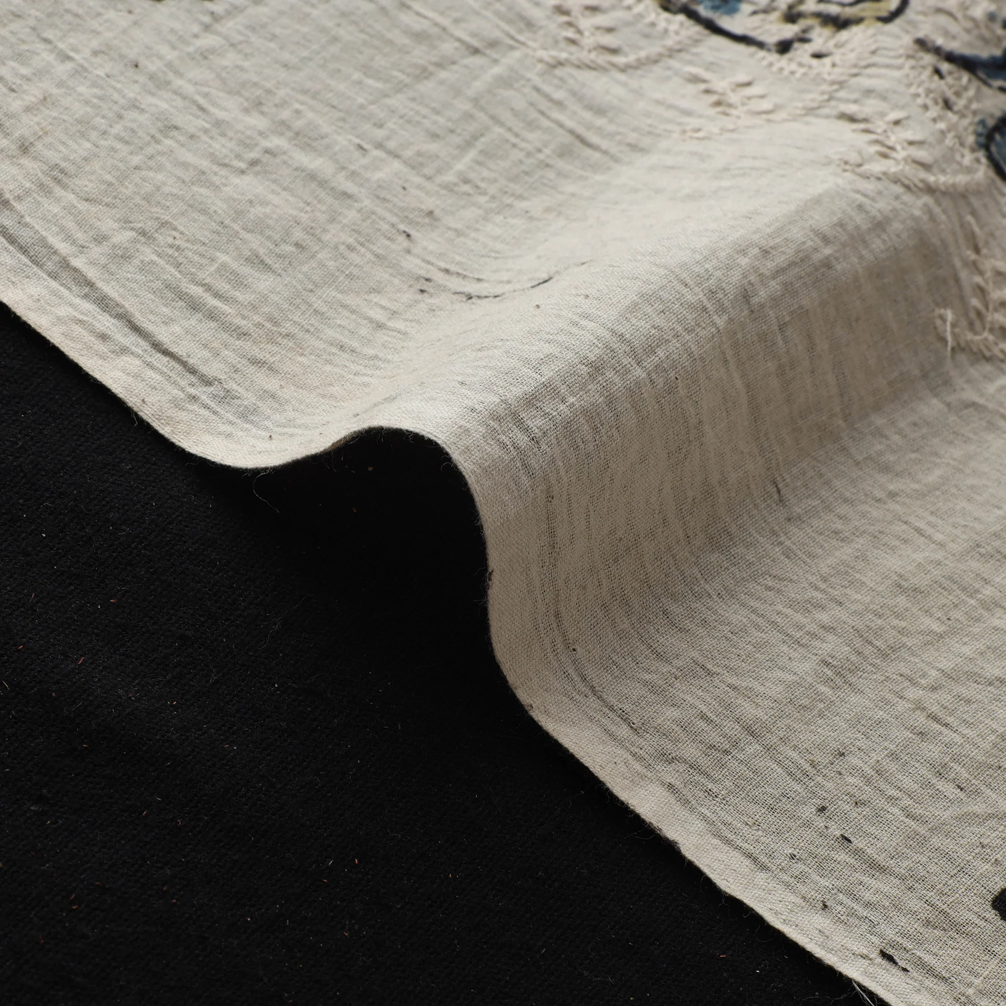 Hakoba Hand Block Ajrakh Print Natural Dyed Cotton Fabric 34 - Image 4