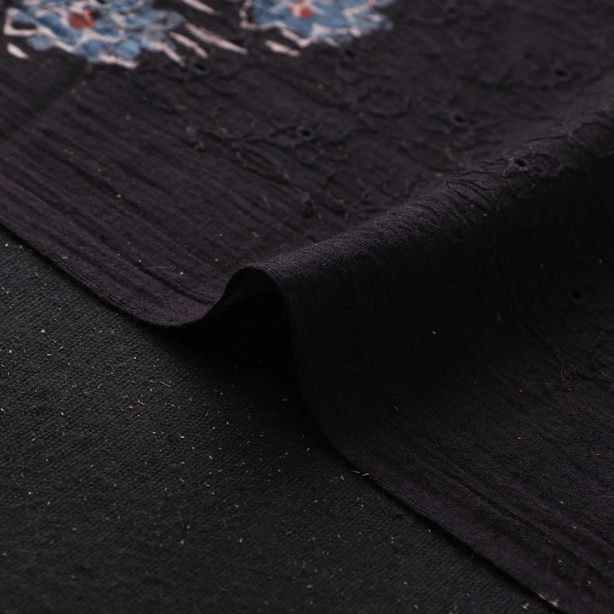 Hakoba Hand Block Ajrakh Print Natural Dyed Cotton Fabric 54 - Image 4