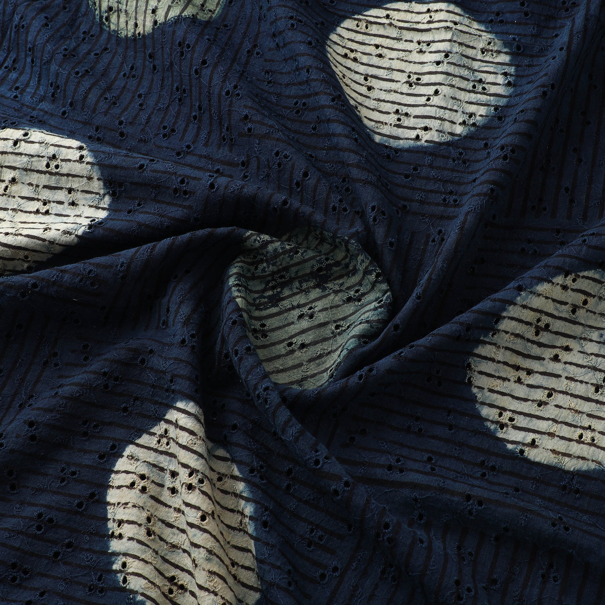 Hakoba Hand Block Ajrakh Print Natural Dyed Cotton Fabric 69 - Image 3
