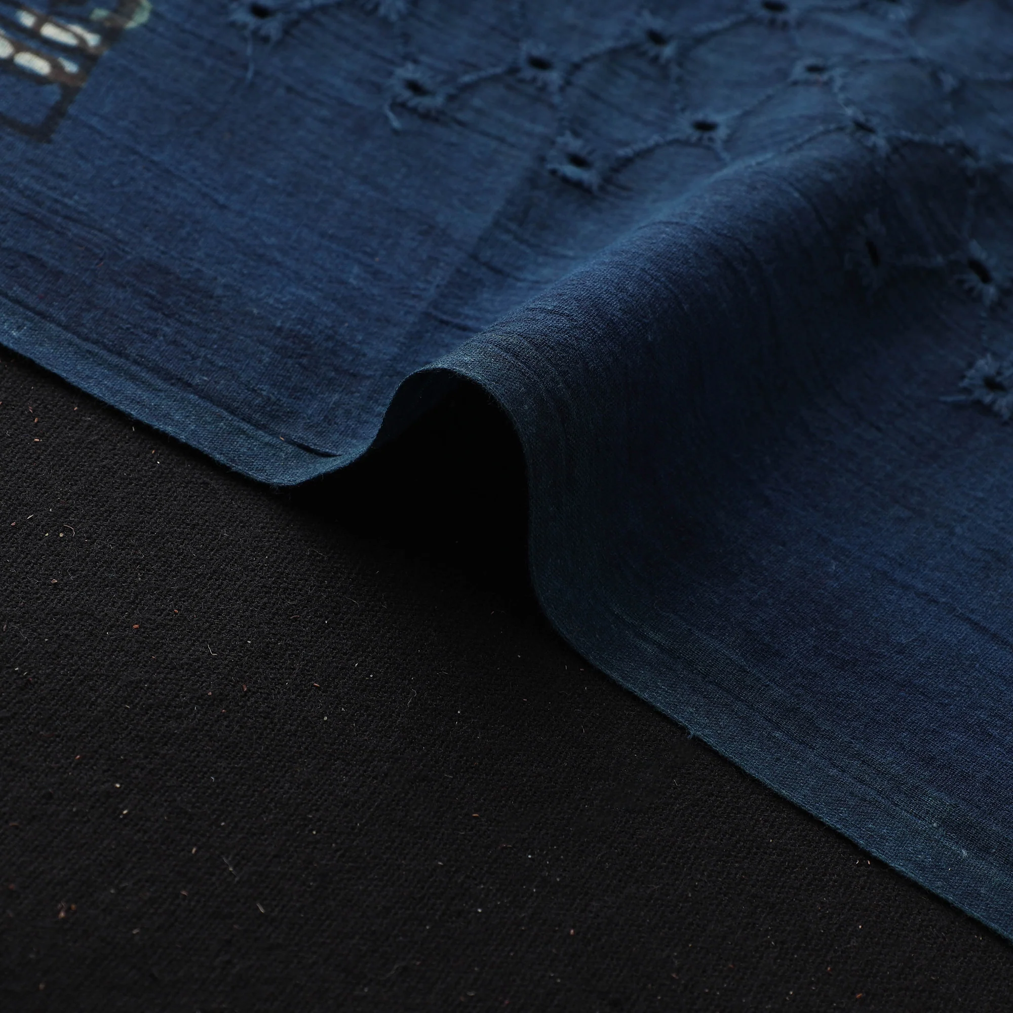Hakoba Hand Block Ajrakh Print Natural Dyed Cotton Fabric  72 - Image 4