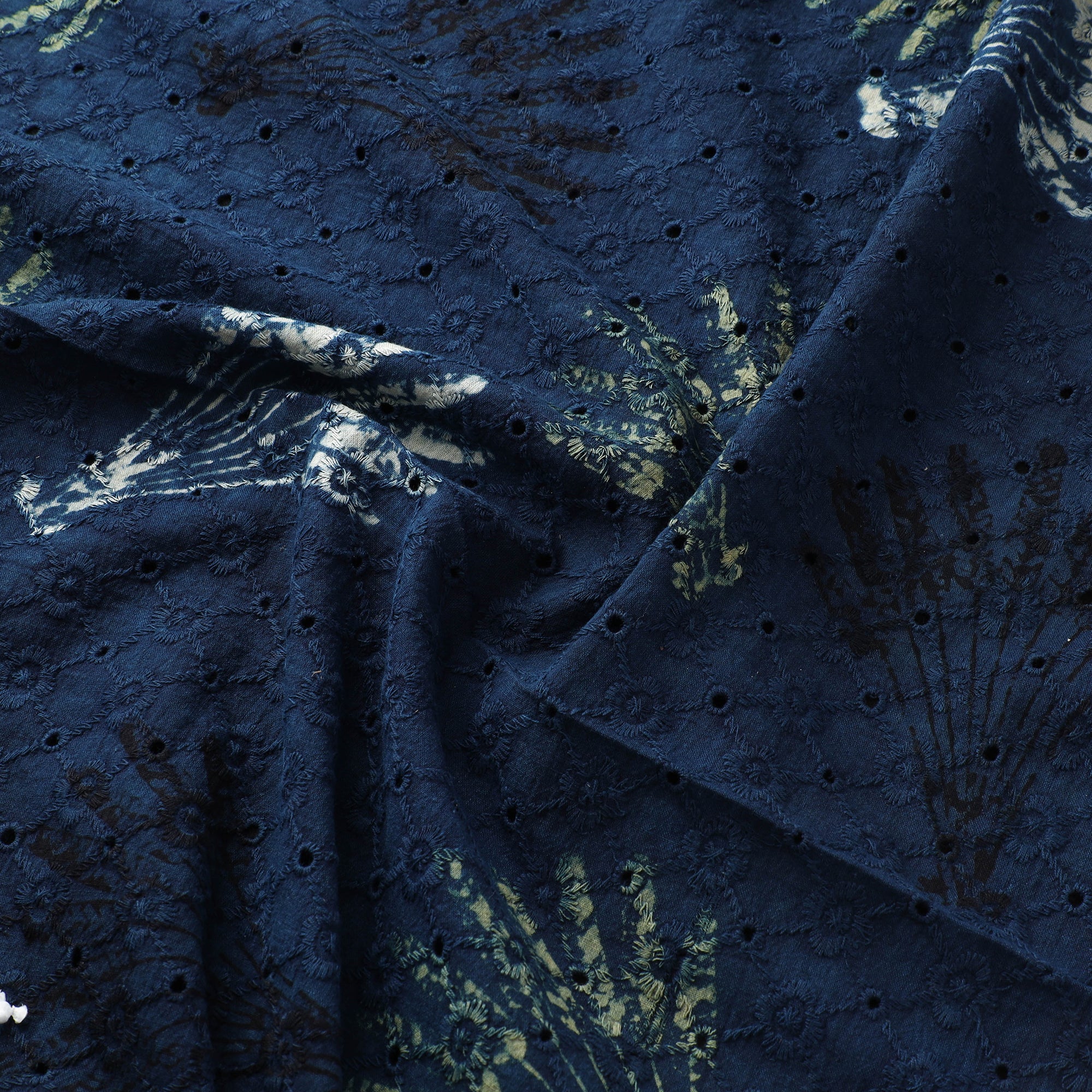 Hakoba Hand Block Ajrakh Print Natural Dyed Cotton Fabric  87 - Image 3
