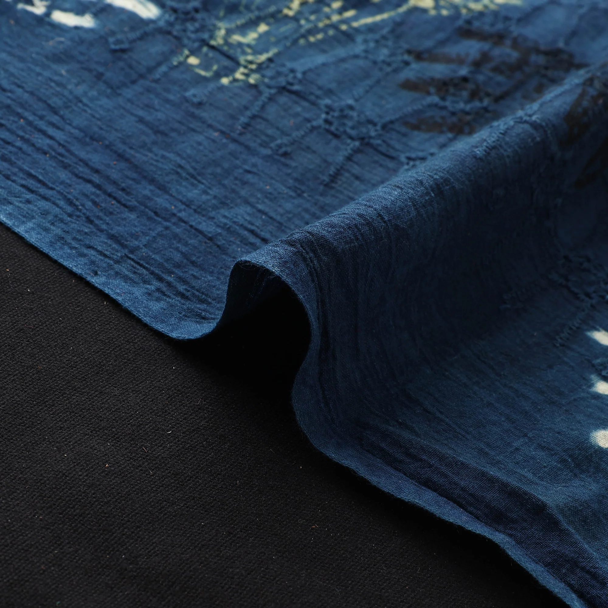 Hakoba Hand Block Ajrakh Print Natural Dyed Cotton Fabric  89 - Image 4