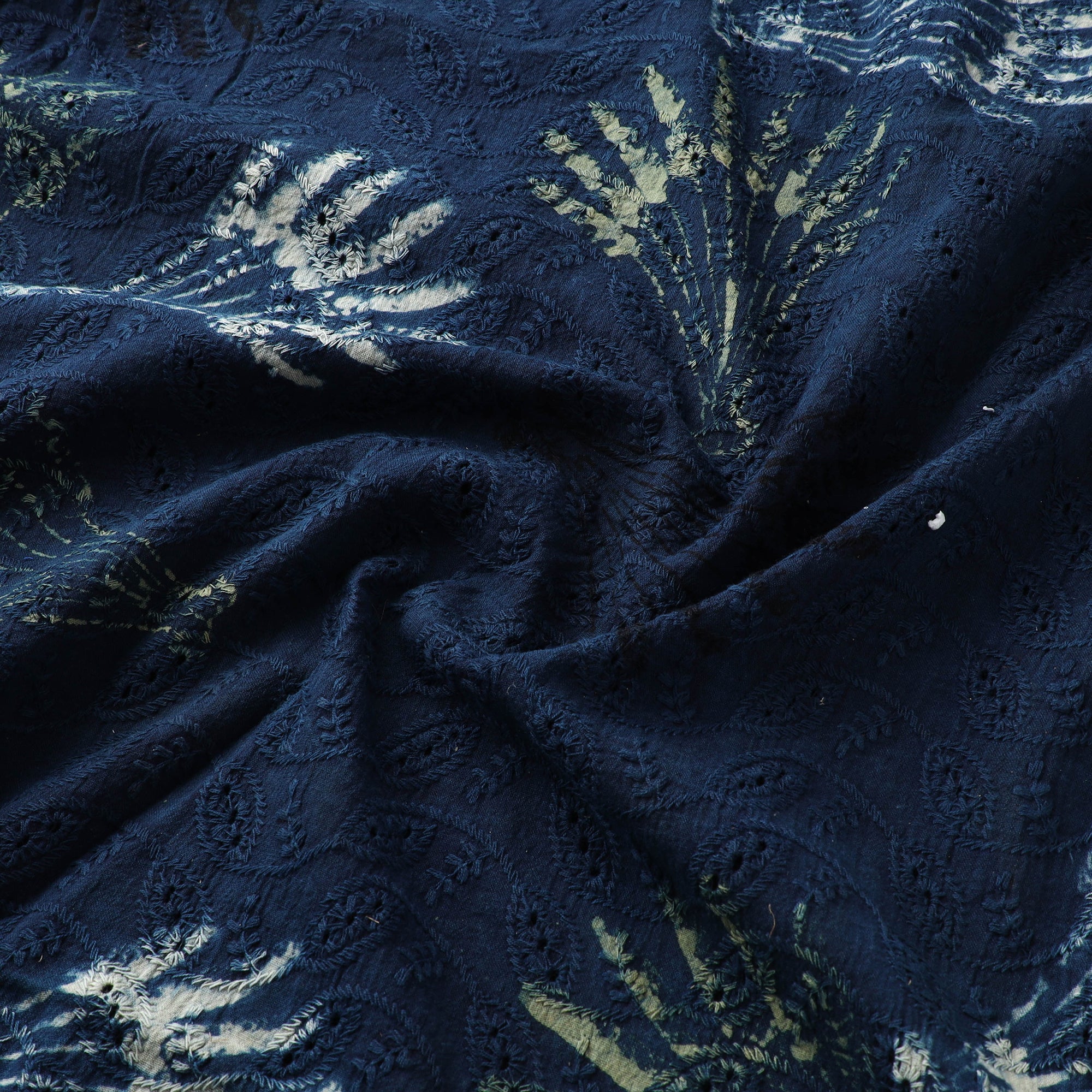 Hakoba Hand Block Ajrakh Print Natural Dyed Cotton Fabric  90 - Image 3
