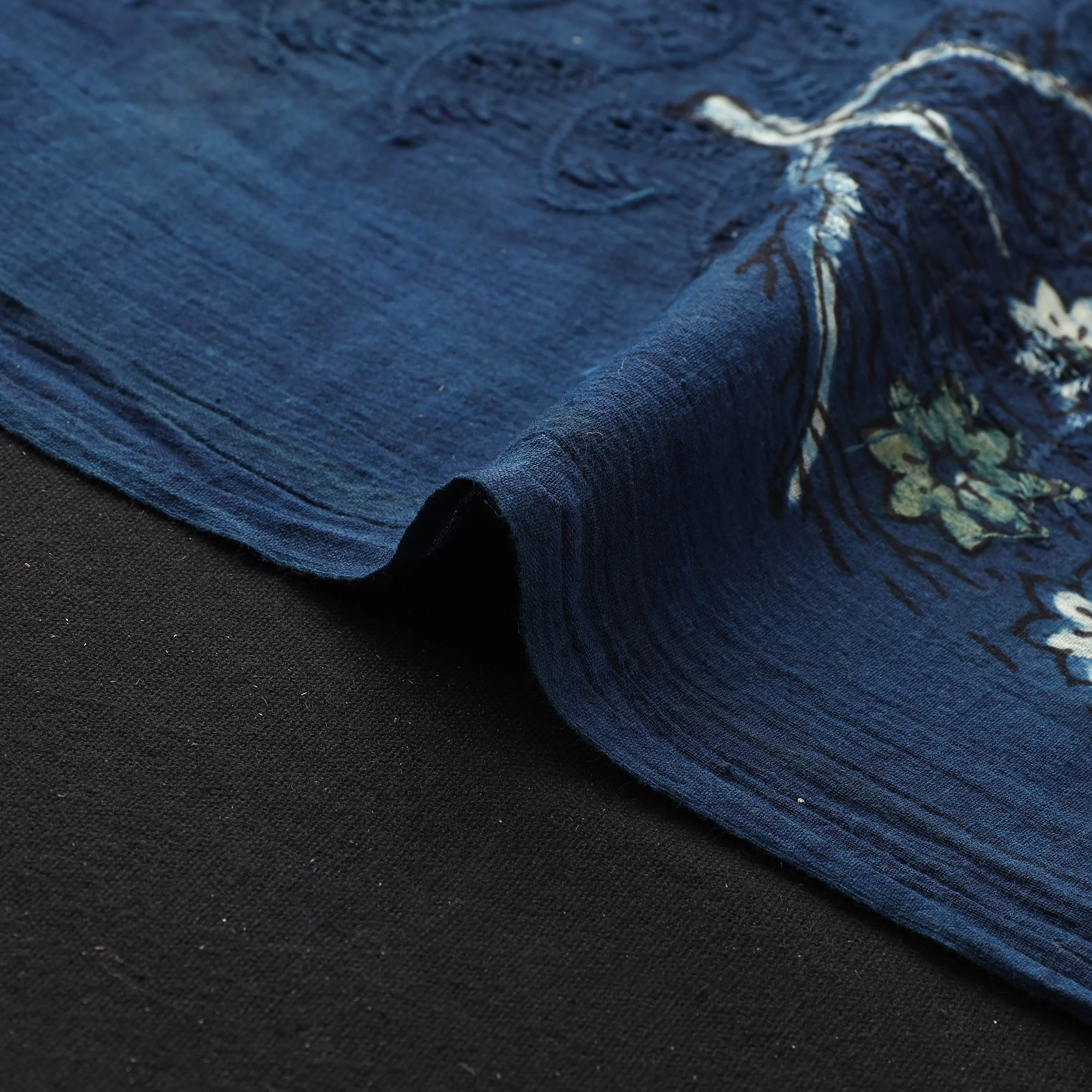 Hakoba Hand Block Ajrakh Print Natural Dyed Cotton Fabric 98 - Image 4