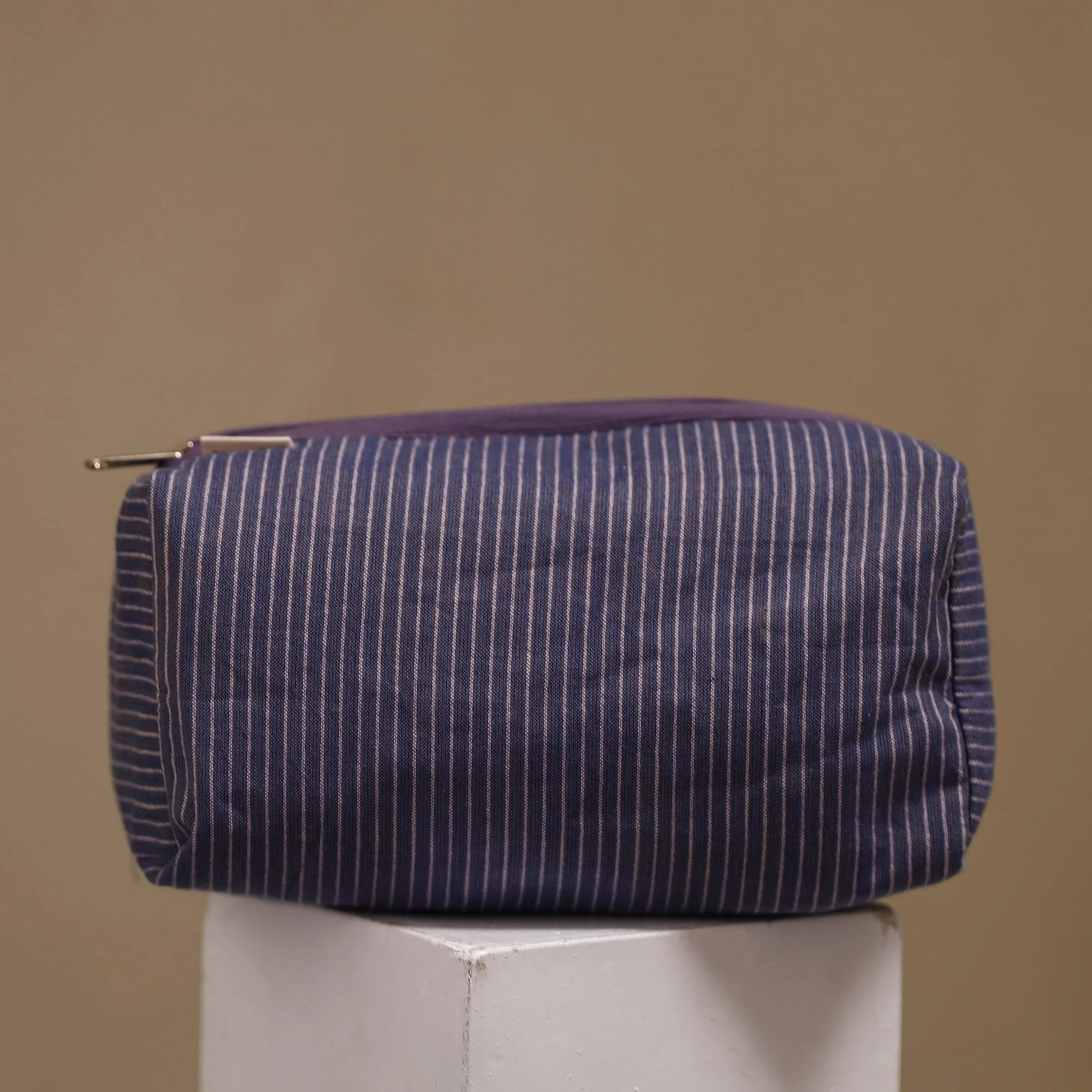 Purple - Handcrafted Fabric Toiletry Bags (Set of 3) 22 - Image 2