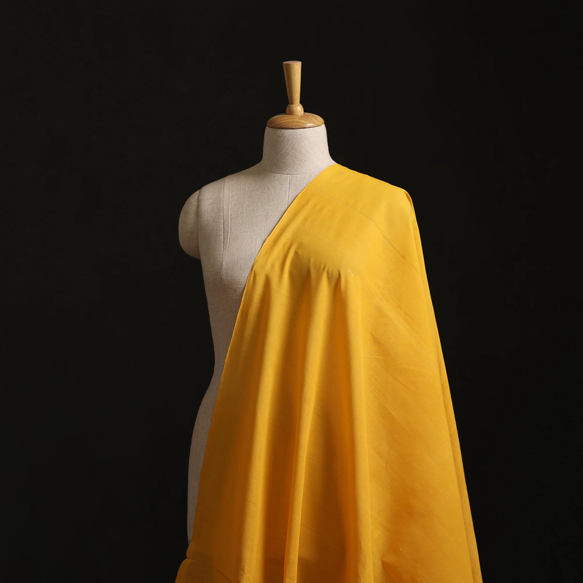 Handloom Mangalagiri Plain Cotton Fabric 04