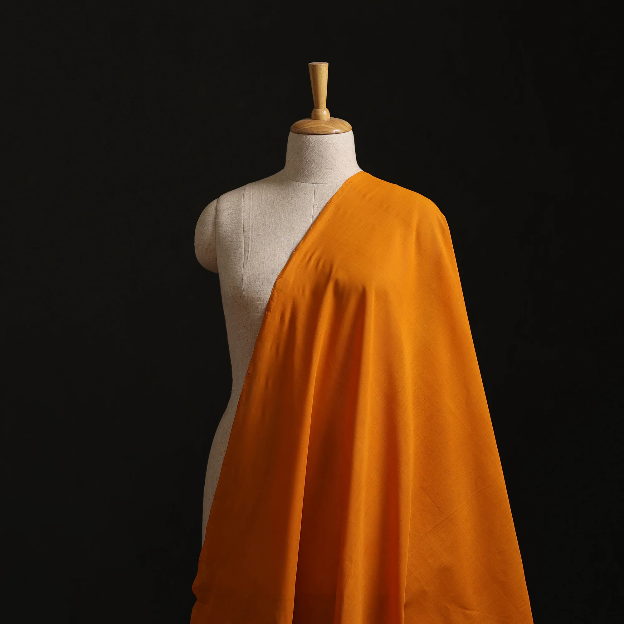 Handloom Mangalagiri Plain Cotton Fabric 12