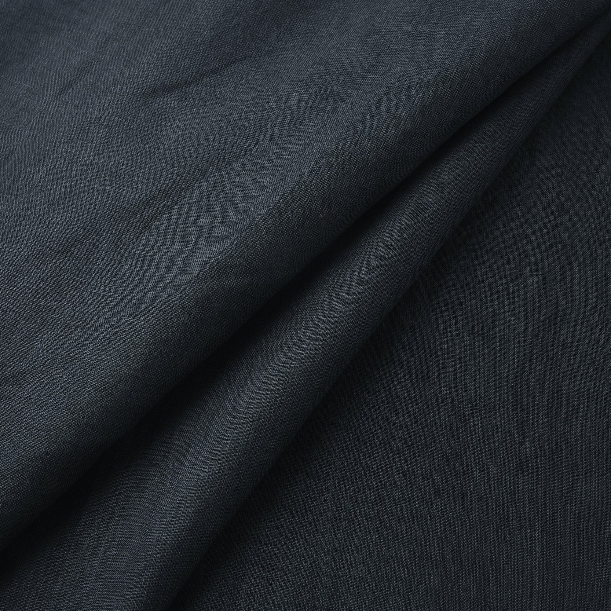 Grey - Handloom Pure Linen Bhagalpuri Fabric 01 - Image 2