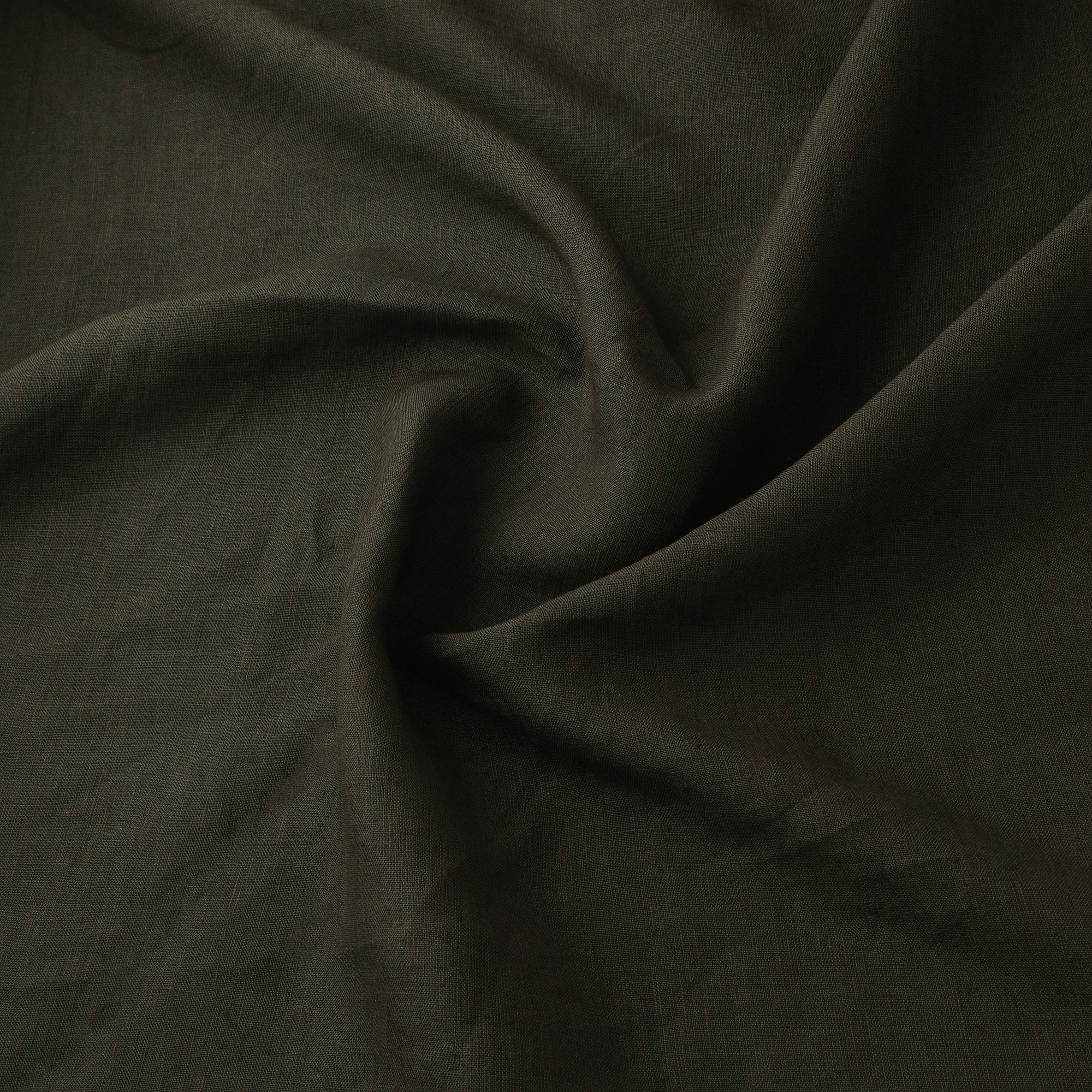 Green - Handloom Pure Linen Bhagalpuri Fabric 06 - Image 3
