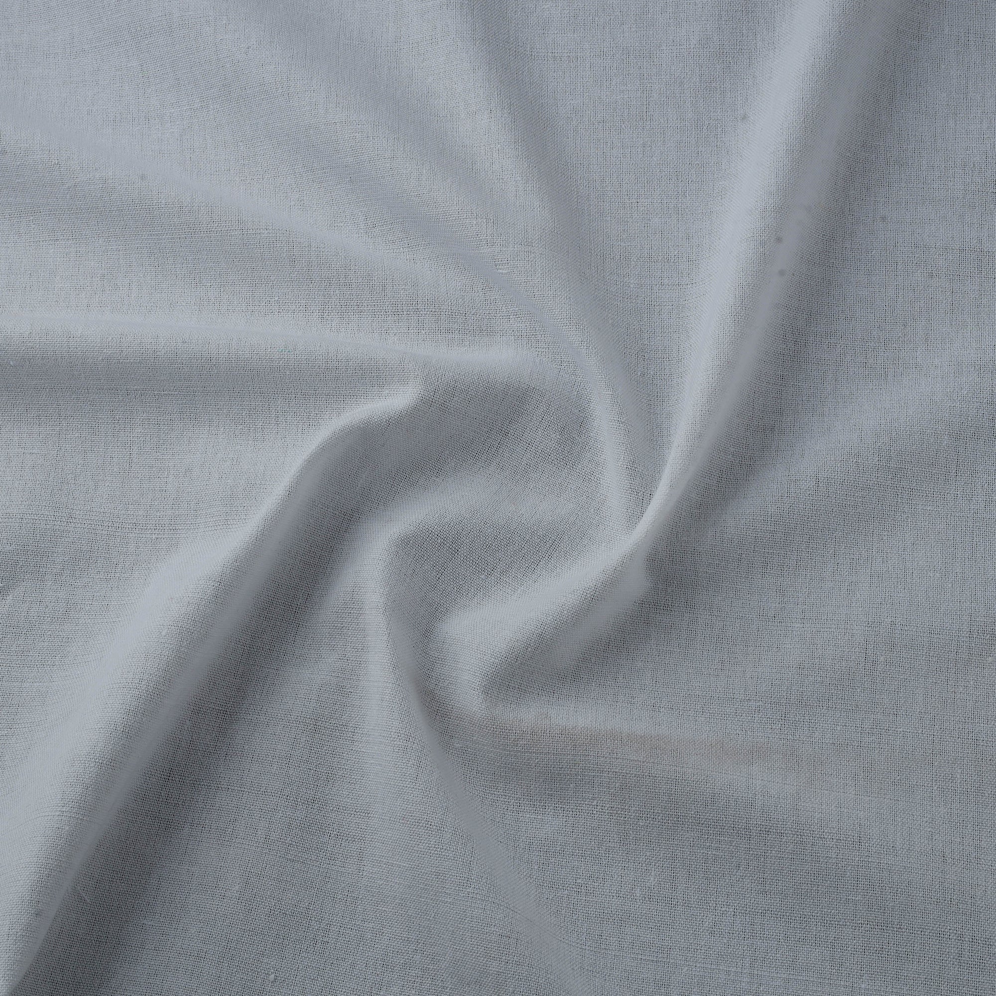White - Jhiri Pure Handloom Cotton Fabric 28 - Image 3