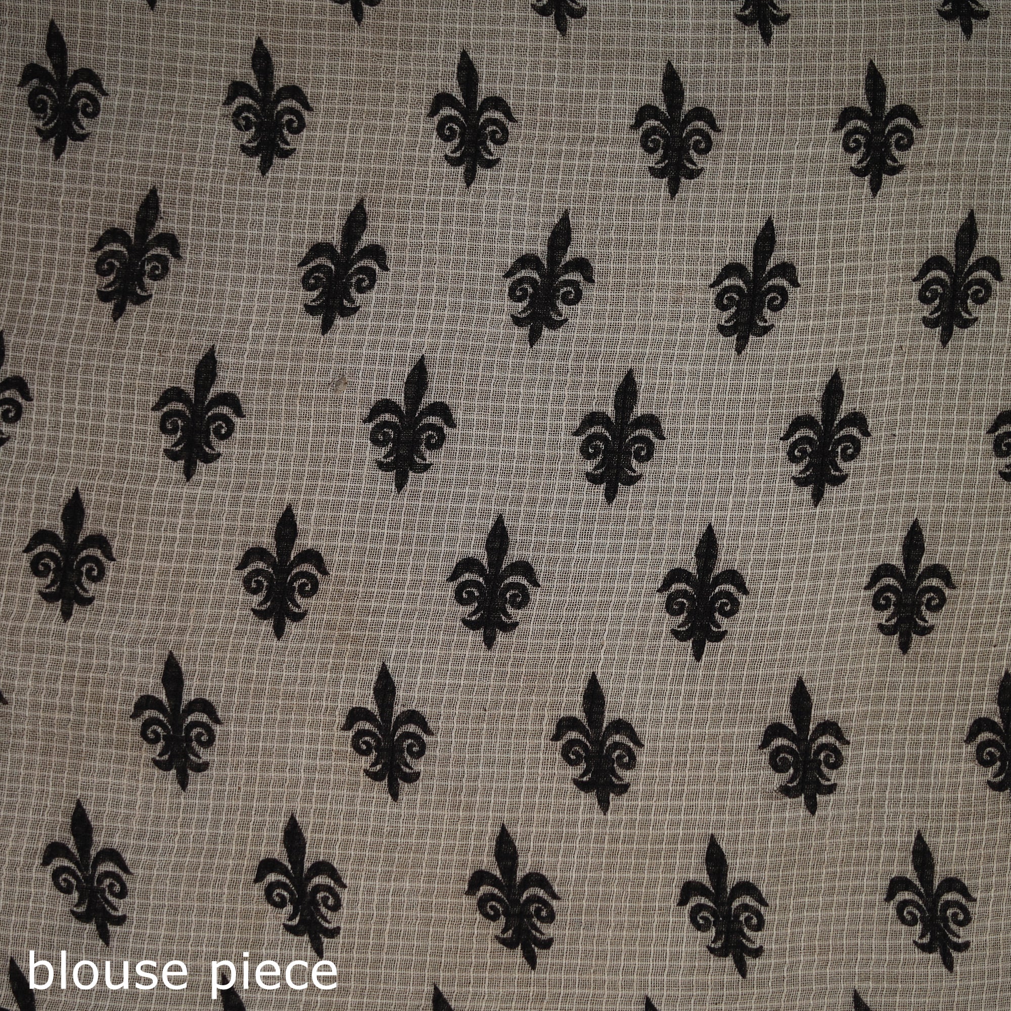 Kalamkari Printed Kota Doria Cotton Saree 23 - Image 5