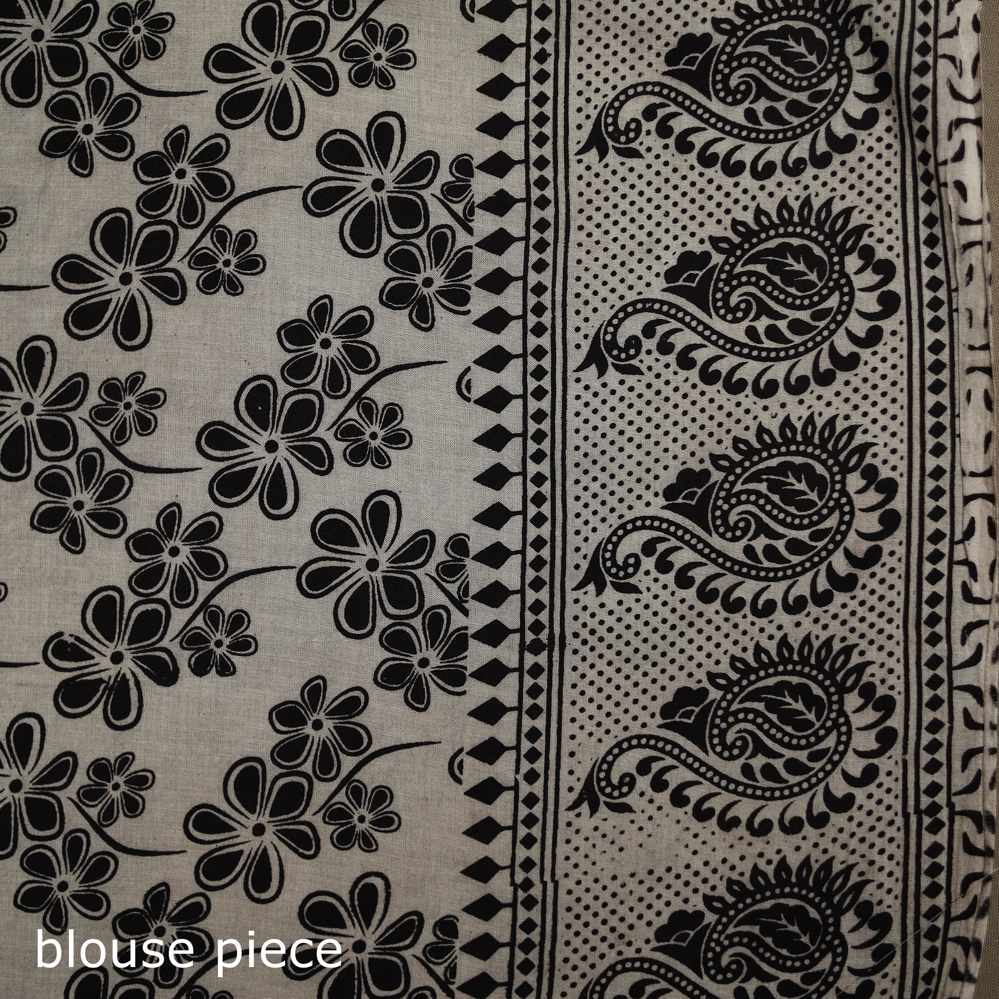 Kalamkari Printed Pure Mul Cotton Saree 21 - Image 5