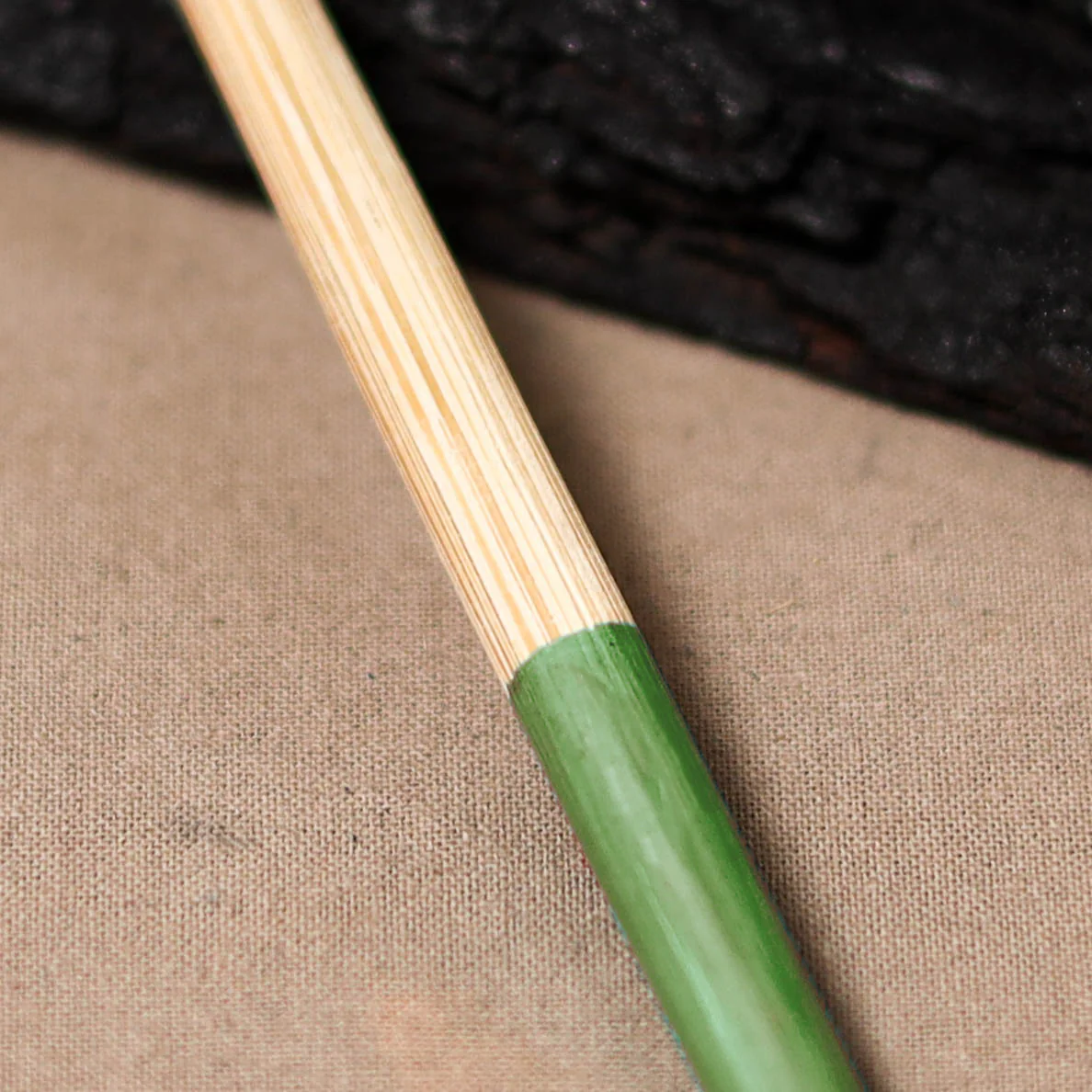 Kerala Handpainted Bamboo Juda Stick 106 - Image 2