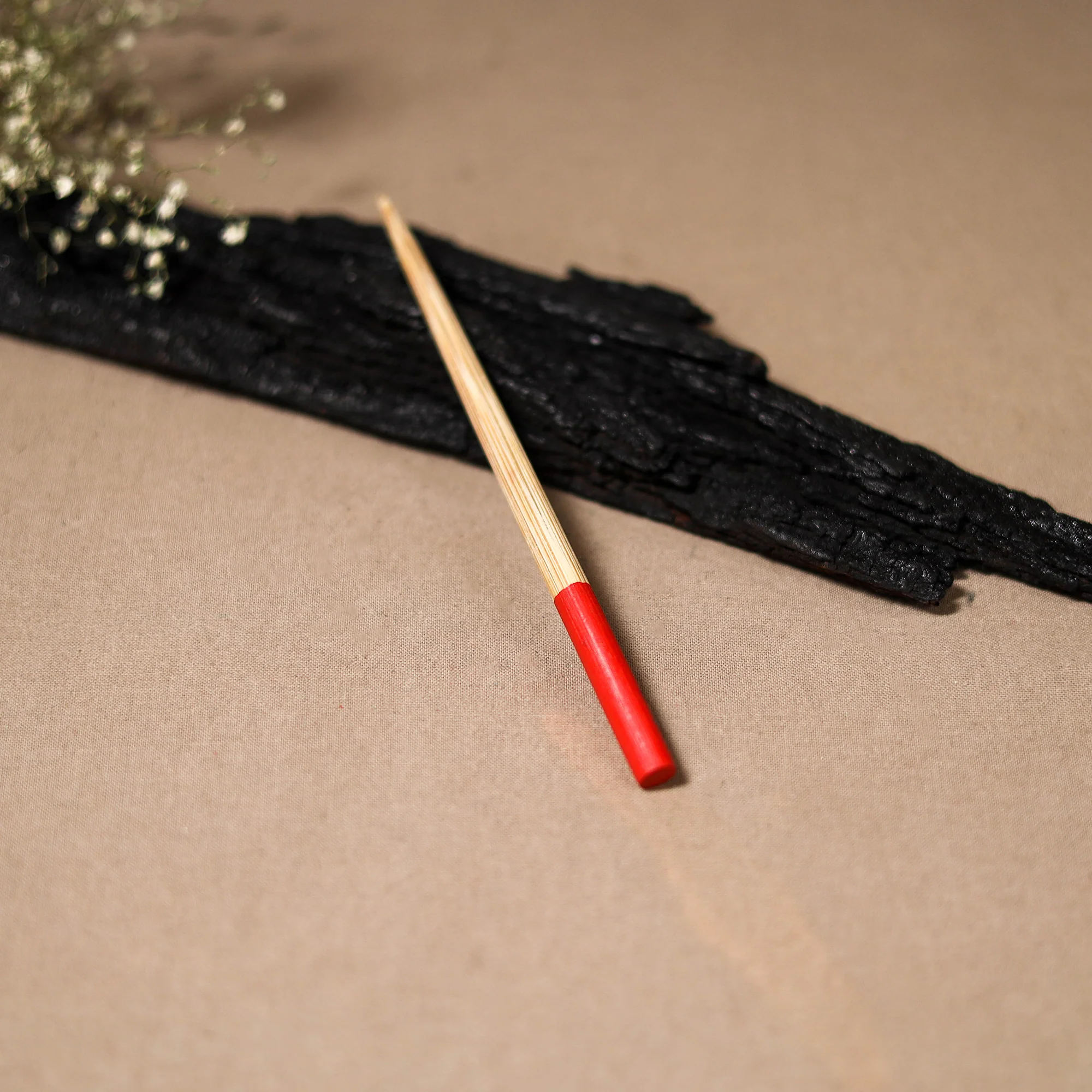 Kerala Handpainted Bamboo Juda Stick 117