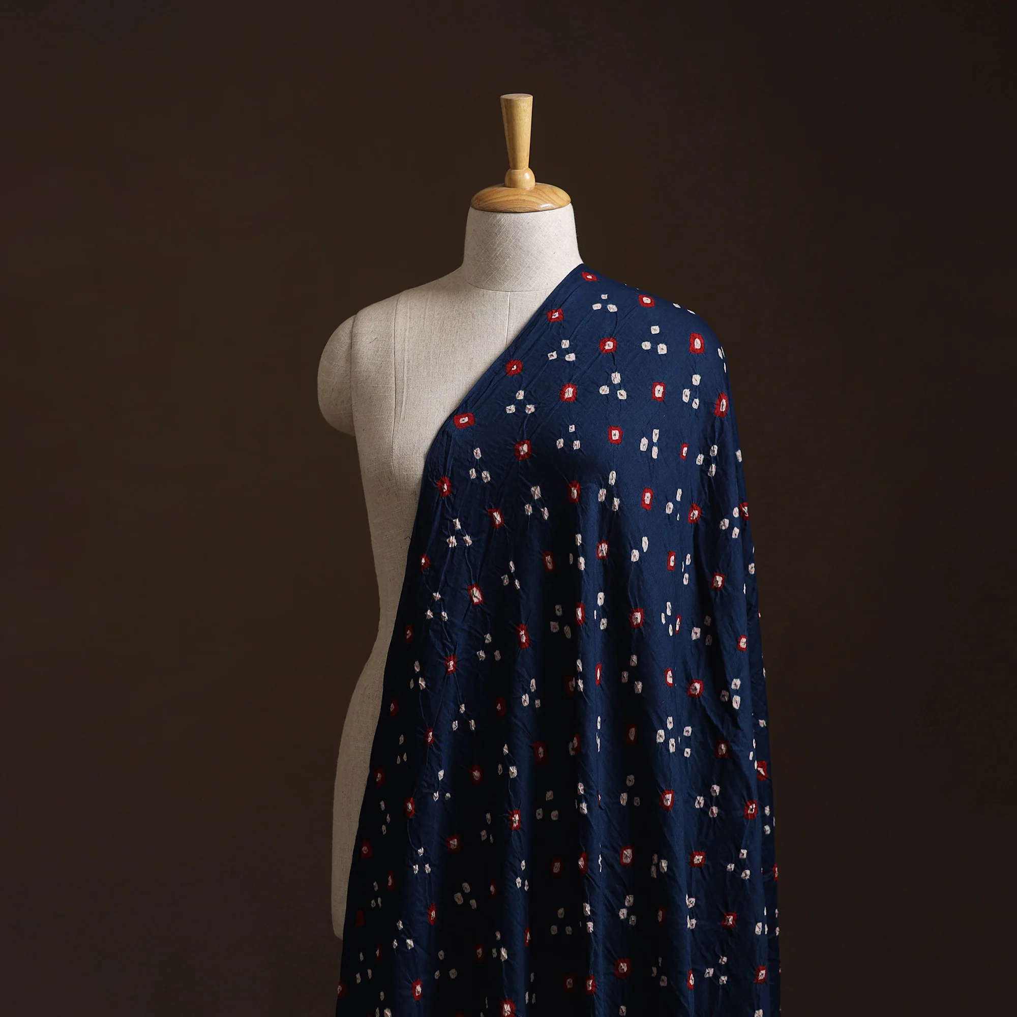 Kutch Tie-Dye Cotton Bandhani Fabric 07 - Image 2