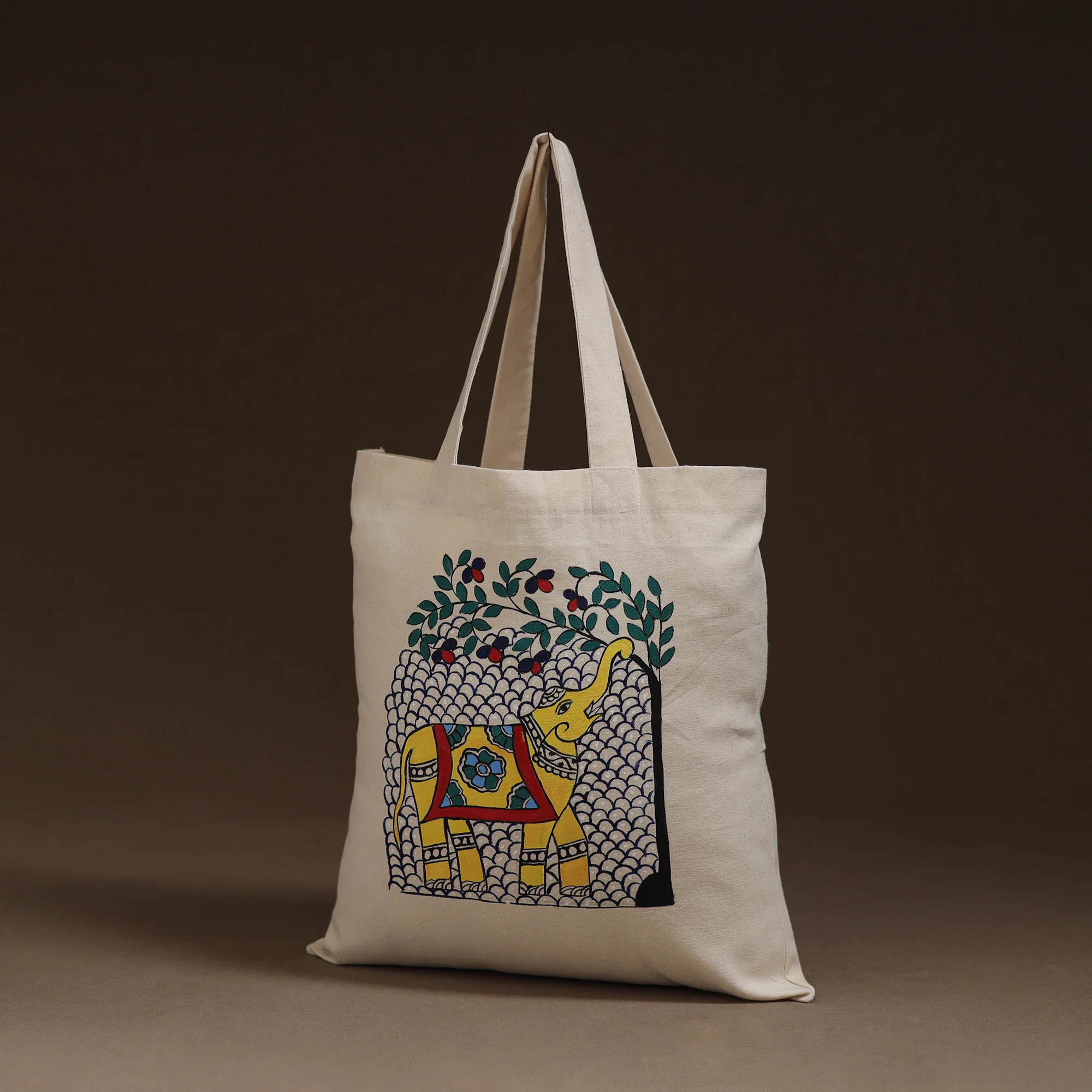 Madhubani Handpainted Shoulder Bag 09 - Image 2
