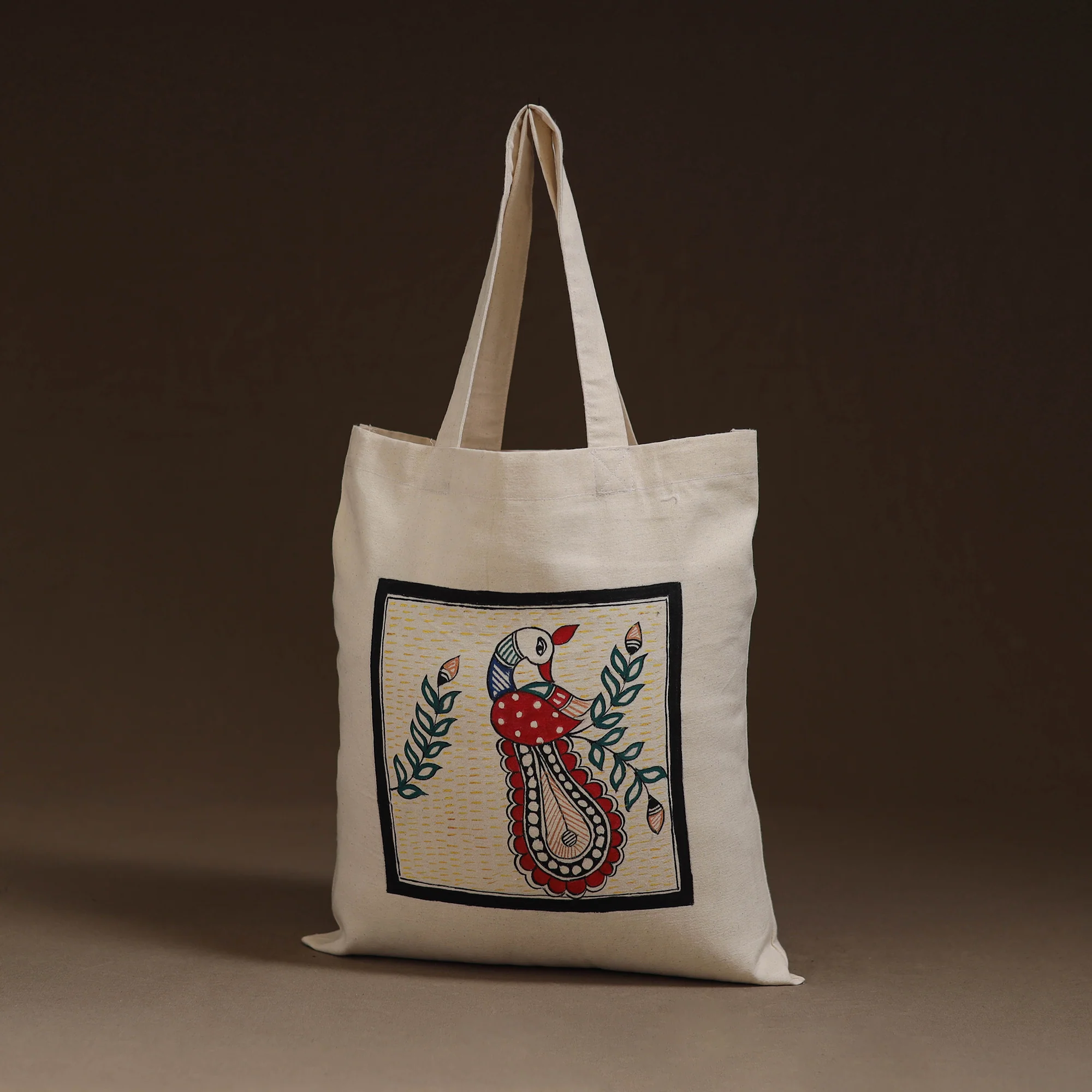 Madhubani Handpainted Shoulder Bag 12 - Image 2