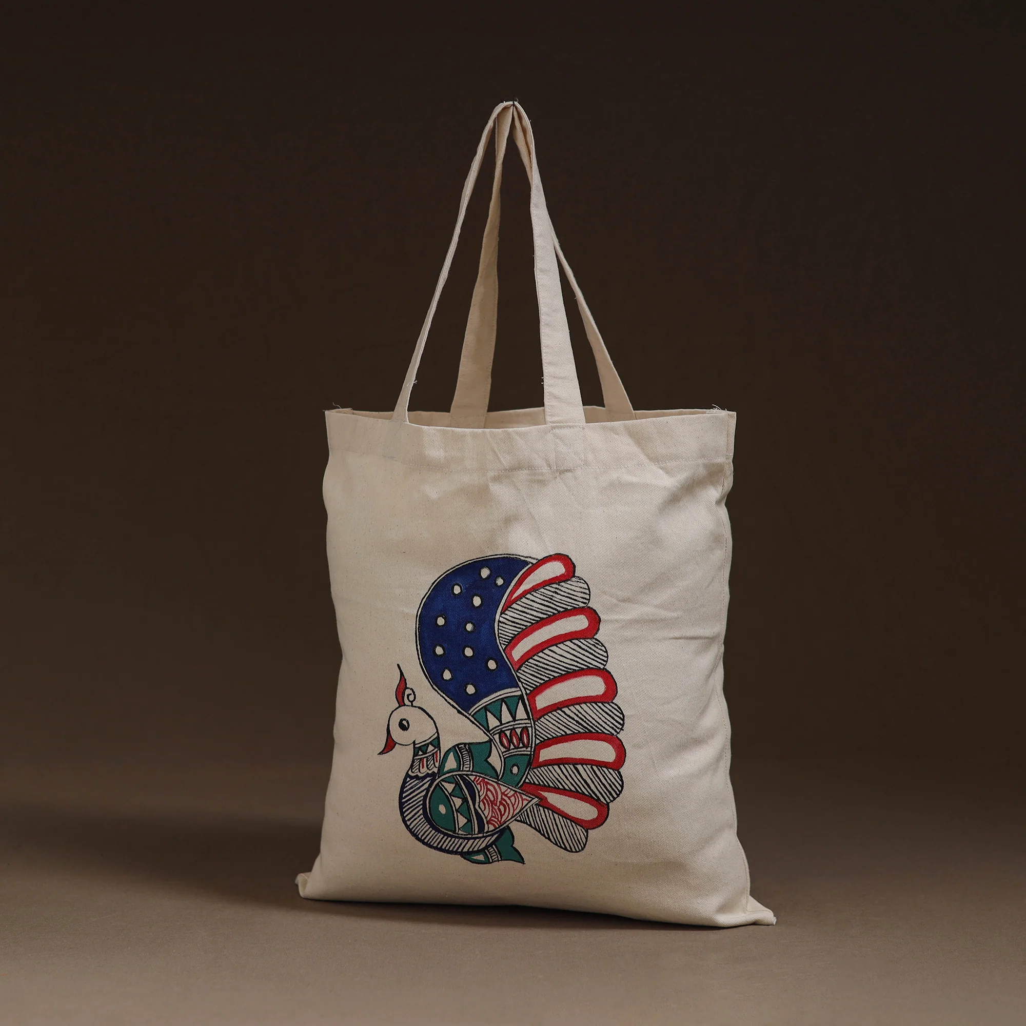 Madhubani Handpainted Shoulder Bag 13 - Image 2