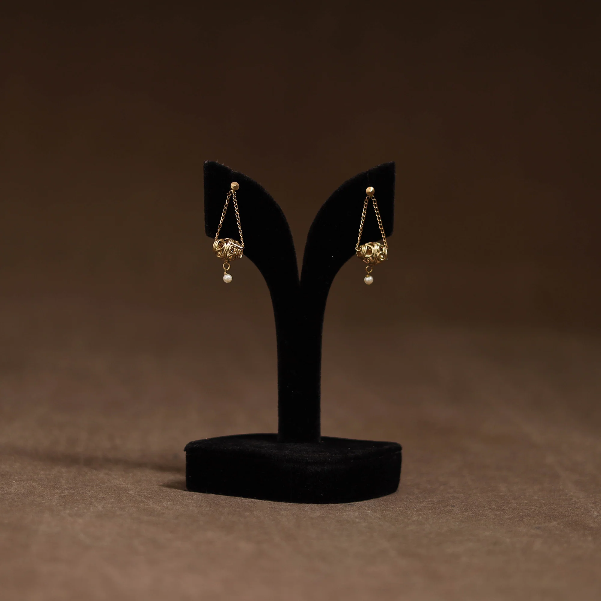 Miharu Tribal Dokra Brass Earrings 12