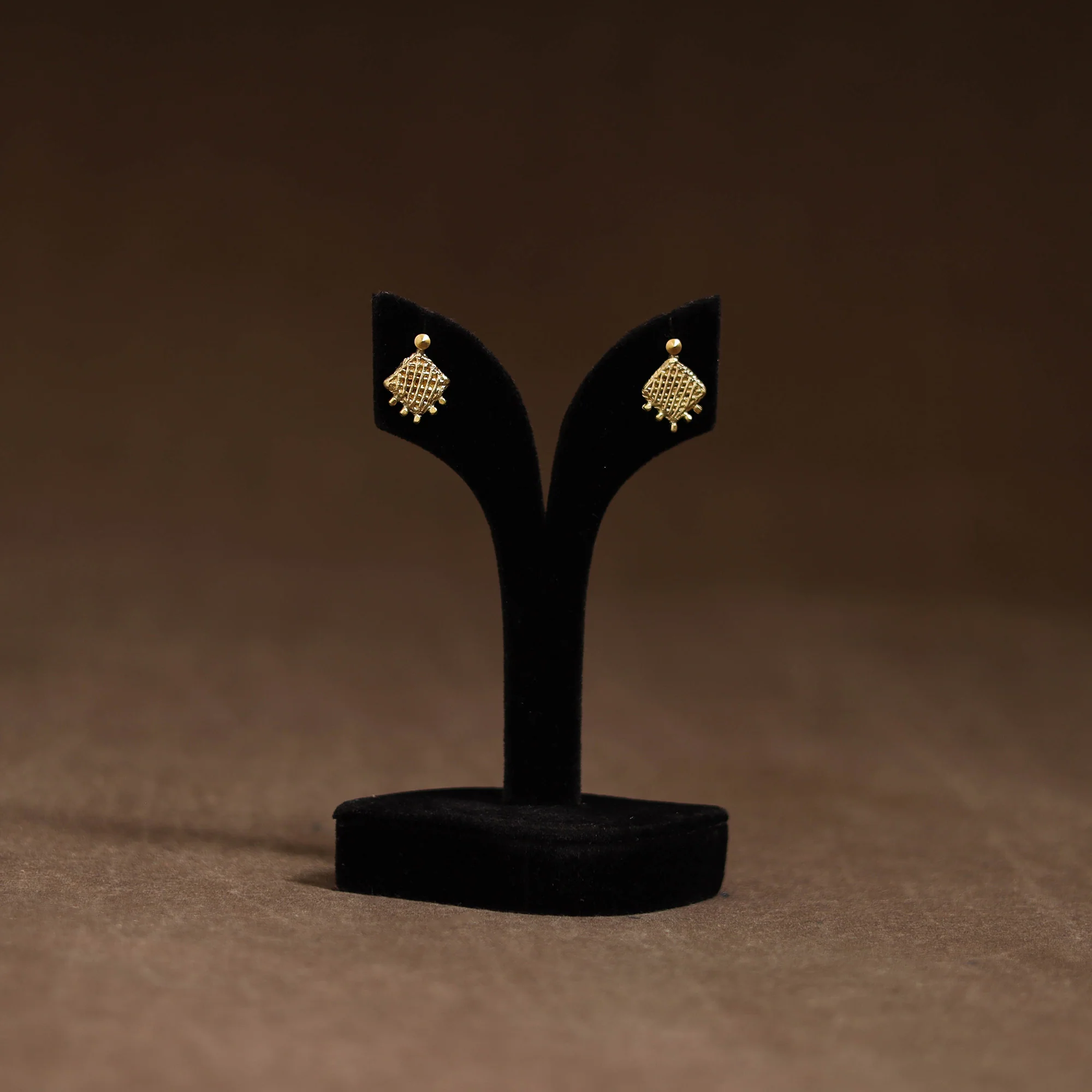 Miharu Tribal Dokra Brass Earrings 13