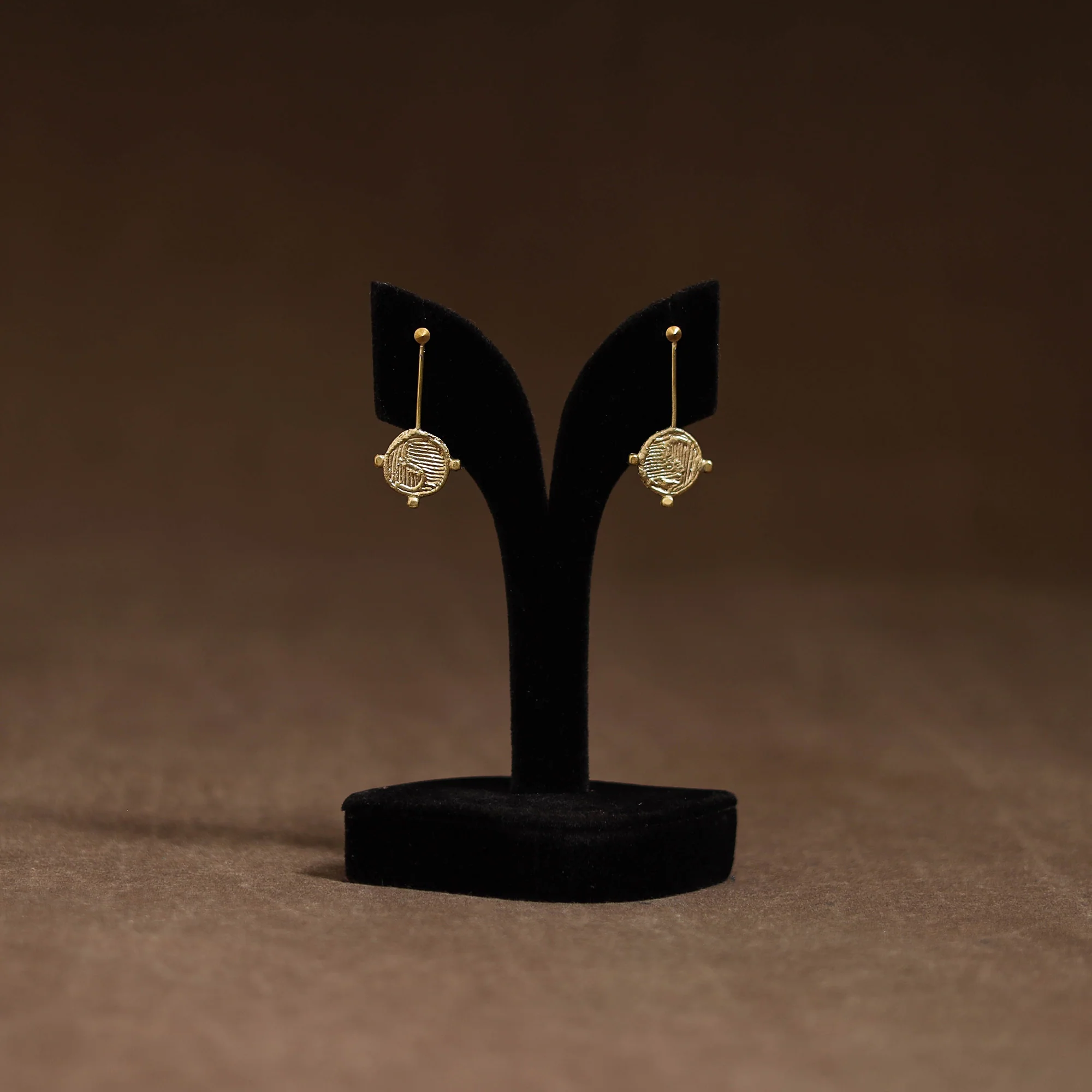 Miharu Tribal Dokra Brass Earrings 15