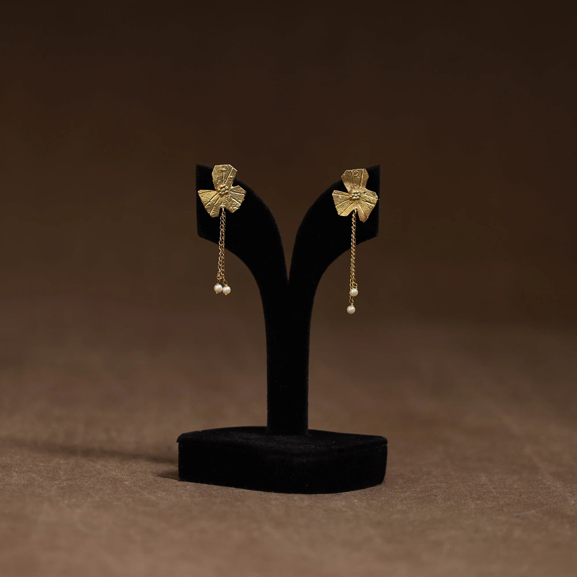 Miharu Tribal Dokra Brass Earrings 17
